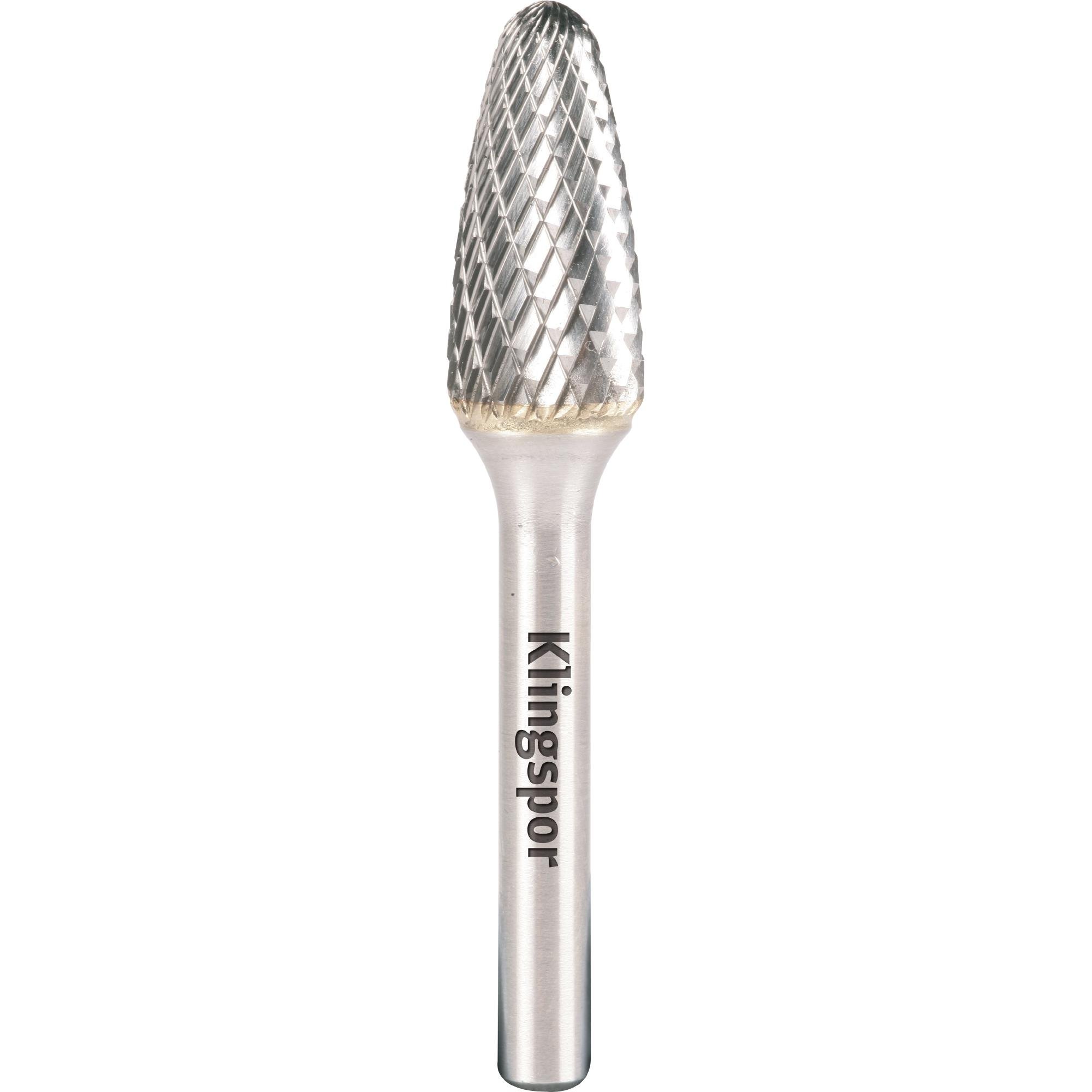 1 x Klingspor HF 100 F Hartmetallfräser, 6 x 18 x 6 mm Kreuzverzahnung