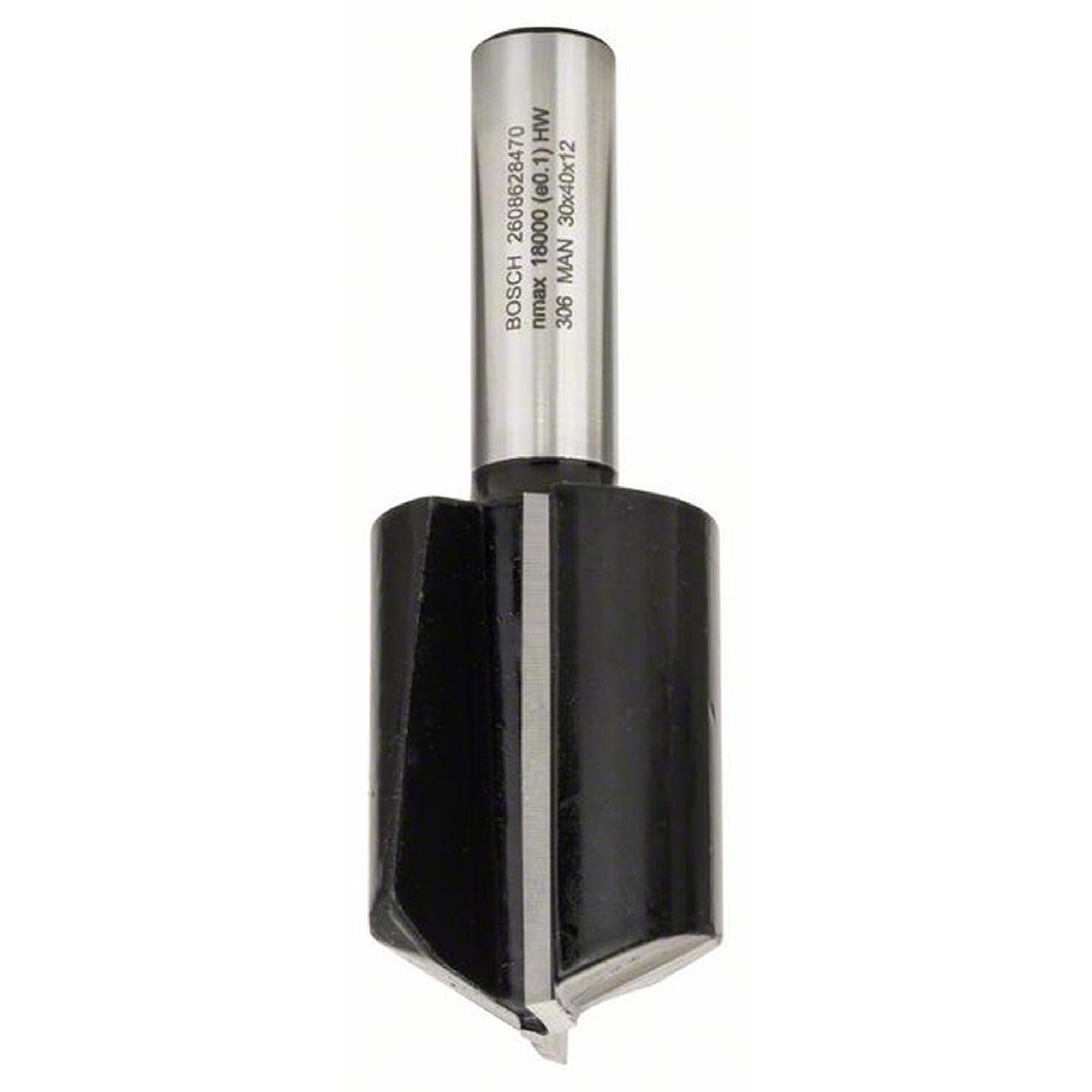 BOSCH Nutfräser für Holz, 12 mm, Ø 30 mm, L 40 mm, G 81 mm