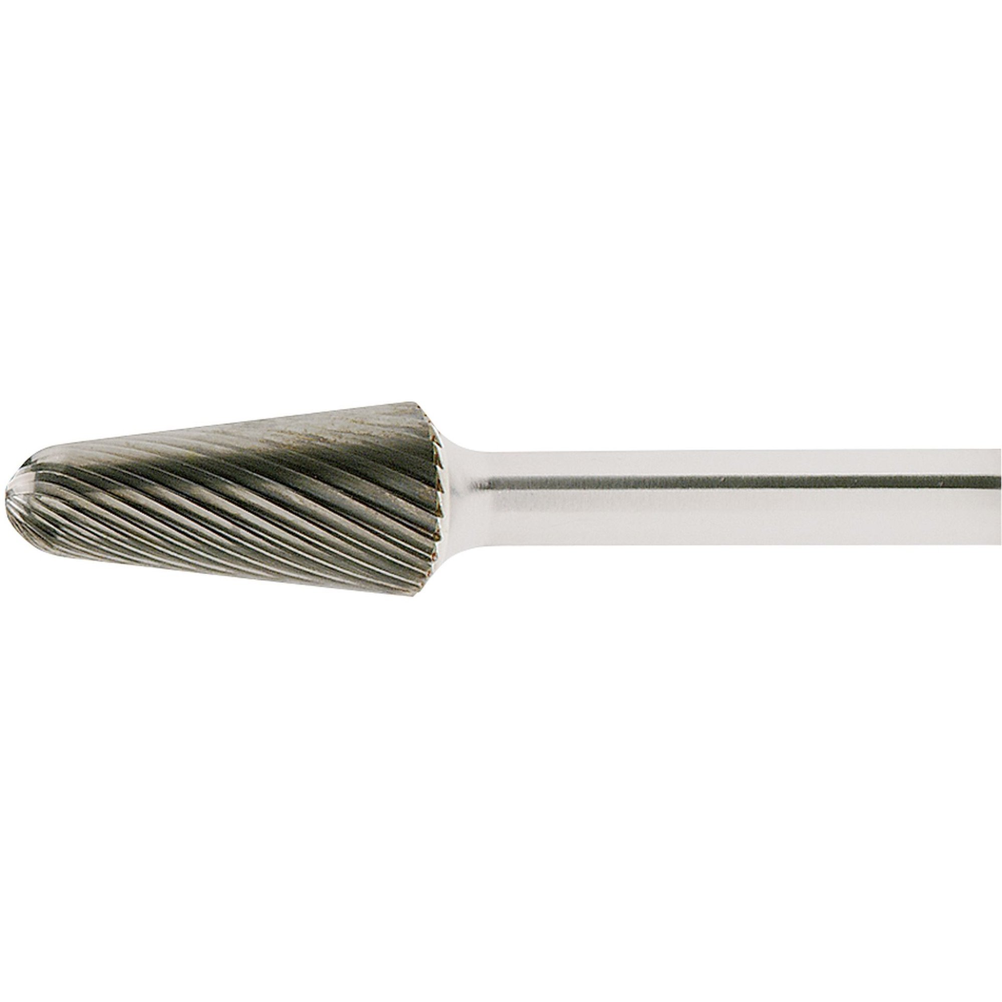 LUKAS Fräser HFL Rundkegel Edelstahl/Stahl 10x20 mm Schaft 6 mm | Verz. 3