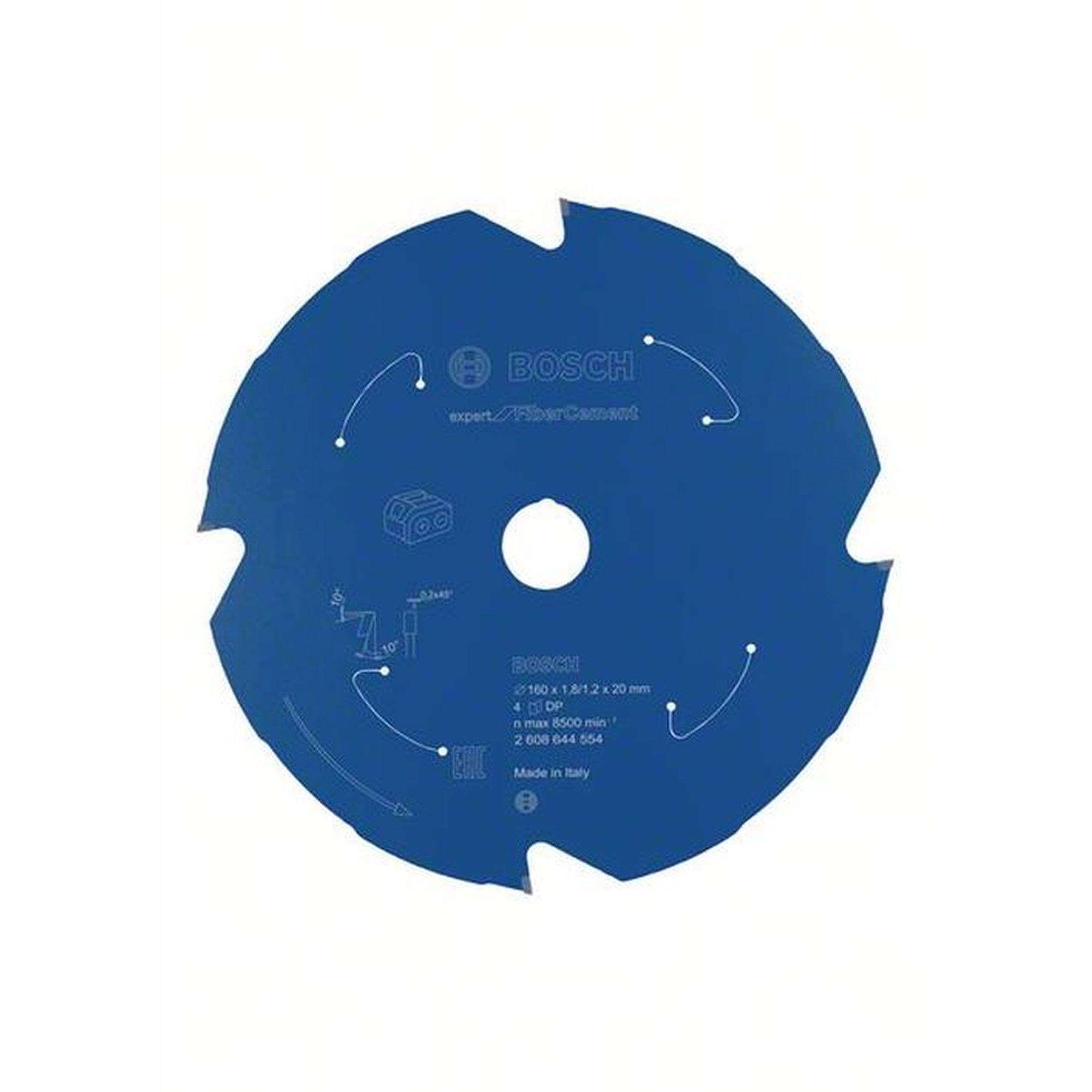 BOSCH Akku-Kreissägeblatt Expert für Faserzement, Ø  160  mm,  4 Zähne