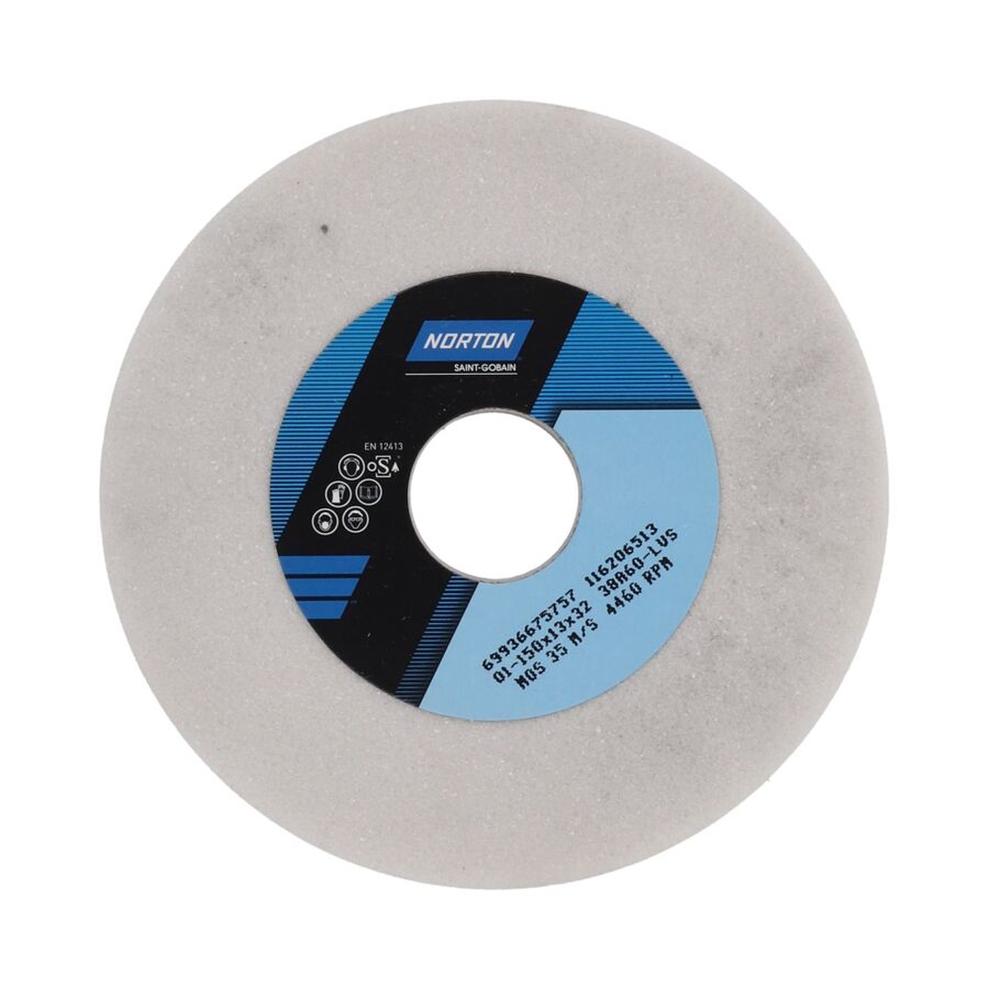 16 x Norton Schleifscheibe gerade 01 150x10x32 38A100MVS für präzises Schleifen