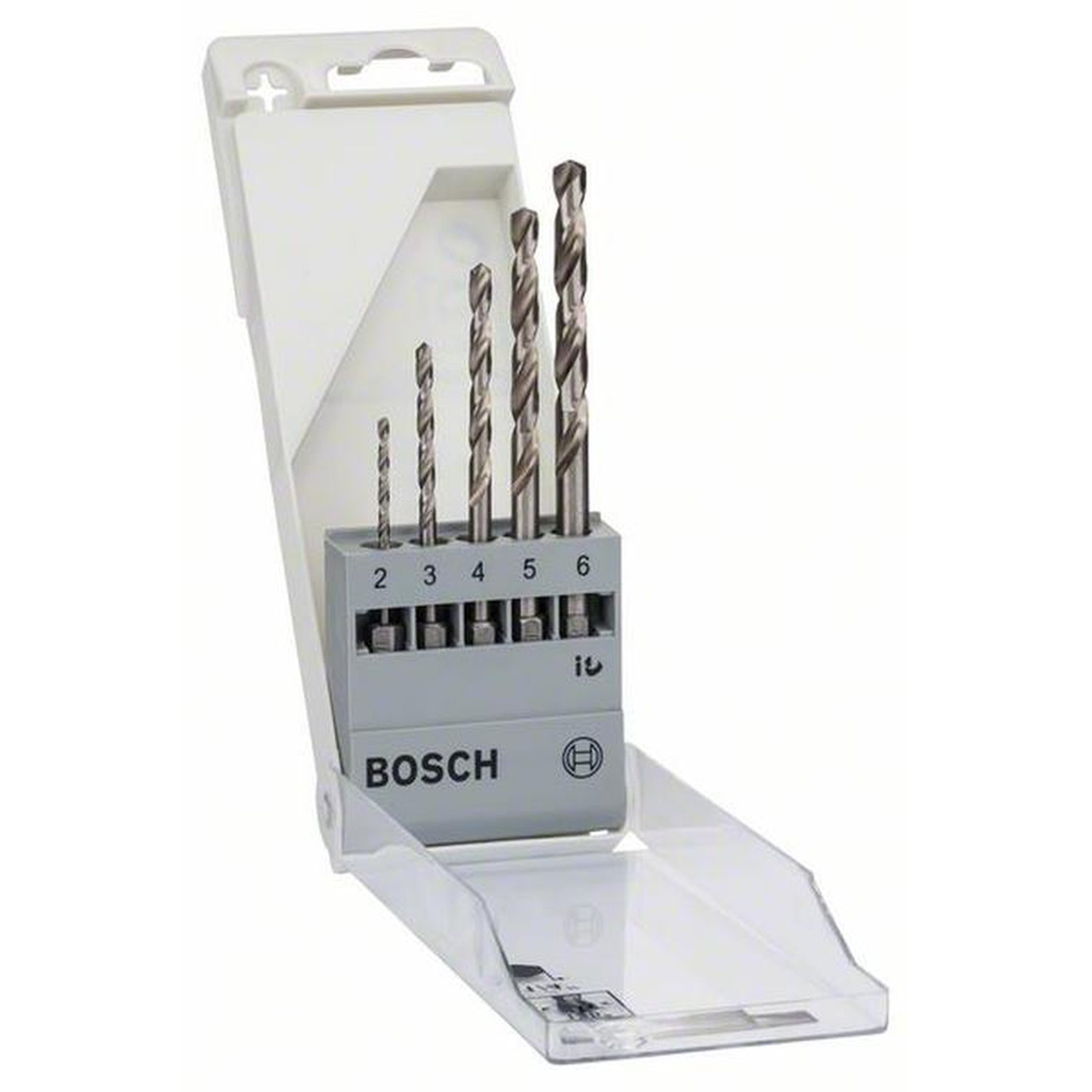 Bosch Professional 5-tlg. Metallbohrer-Set HSS-G, DIN 338, 2/3/4/5/6 mm