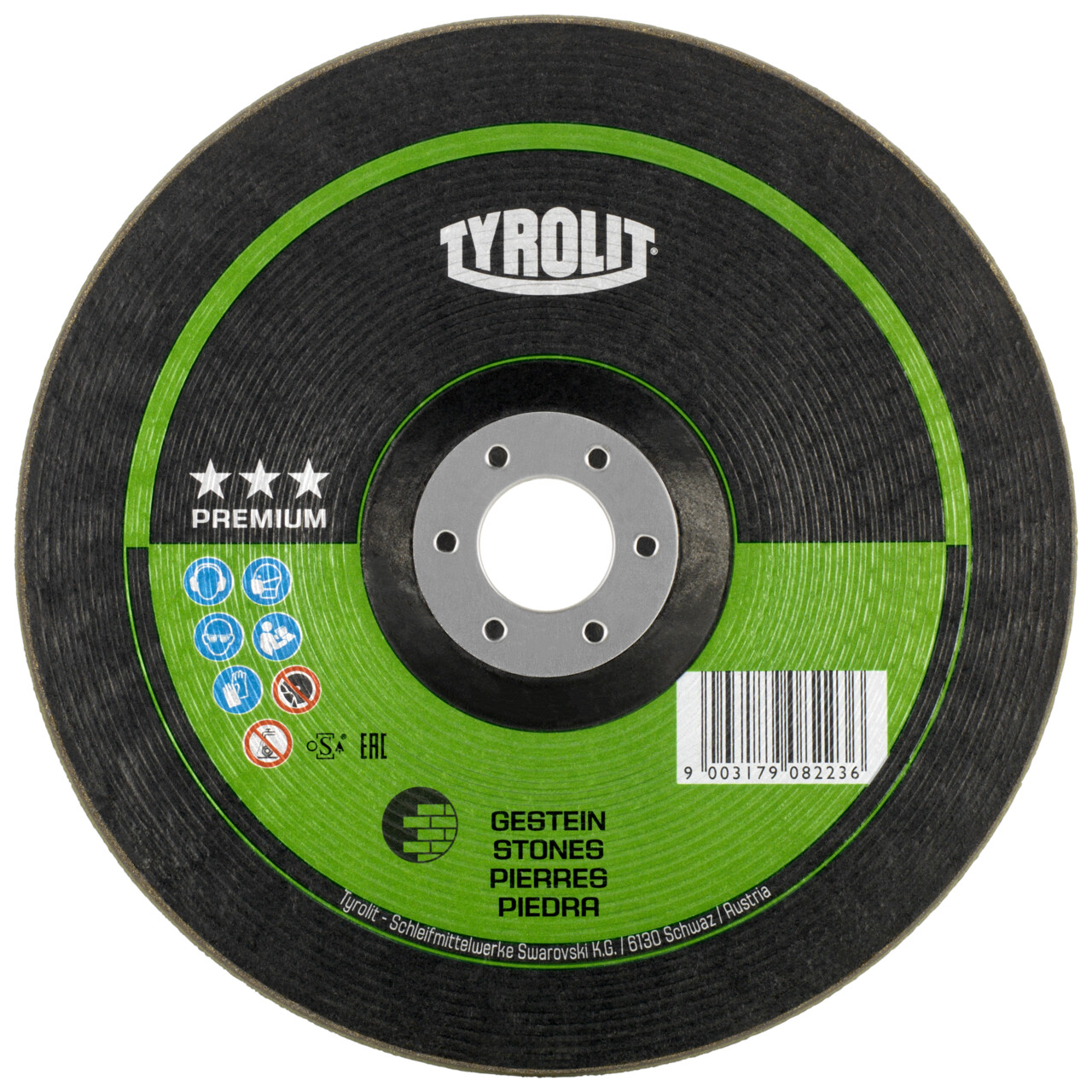 25x Tyrolit Rondeller® Schleifscheibe 178x22,23 mm C36S PREMIUM Gestein