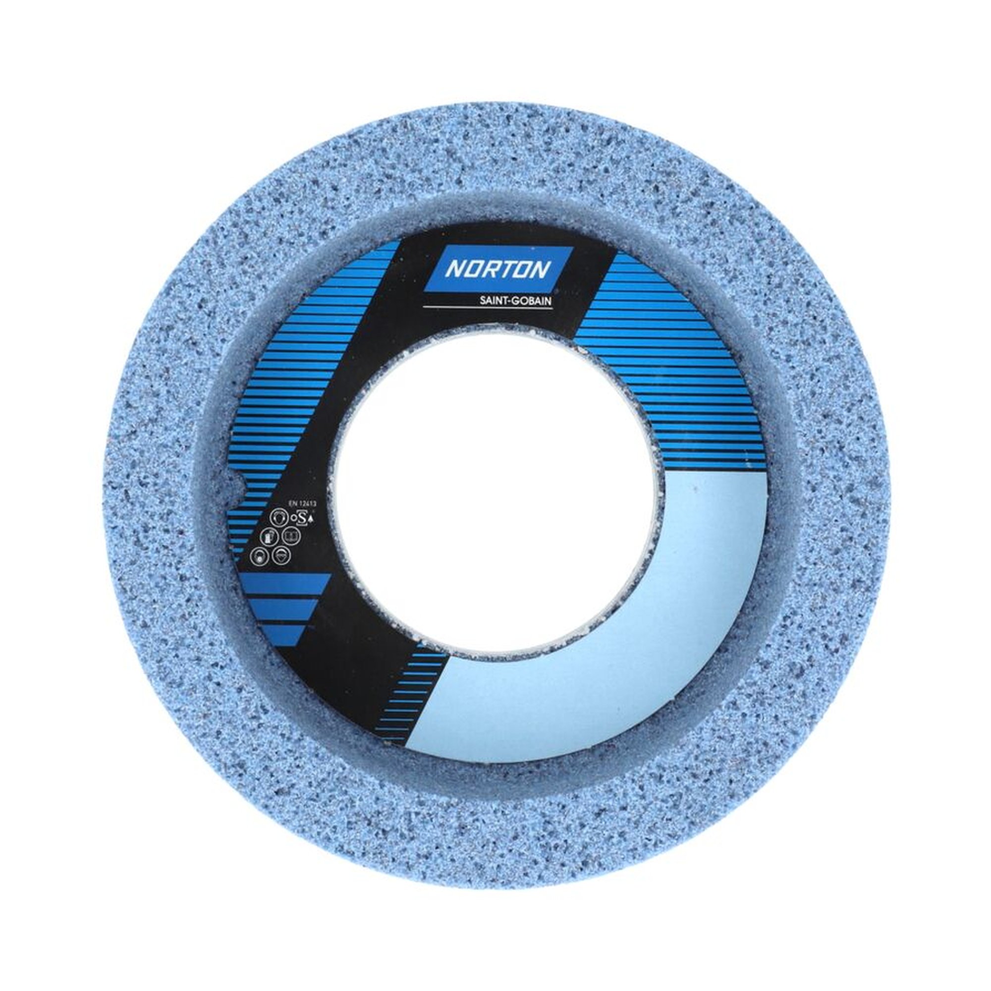 2 x Norton Schleiftopf | 175x75mm zylindrisch | SGB 46 GVXP | Hochleistungsschleifen