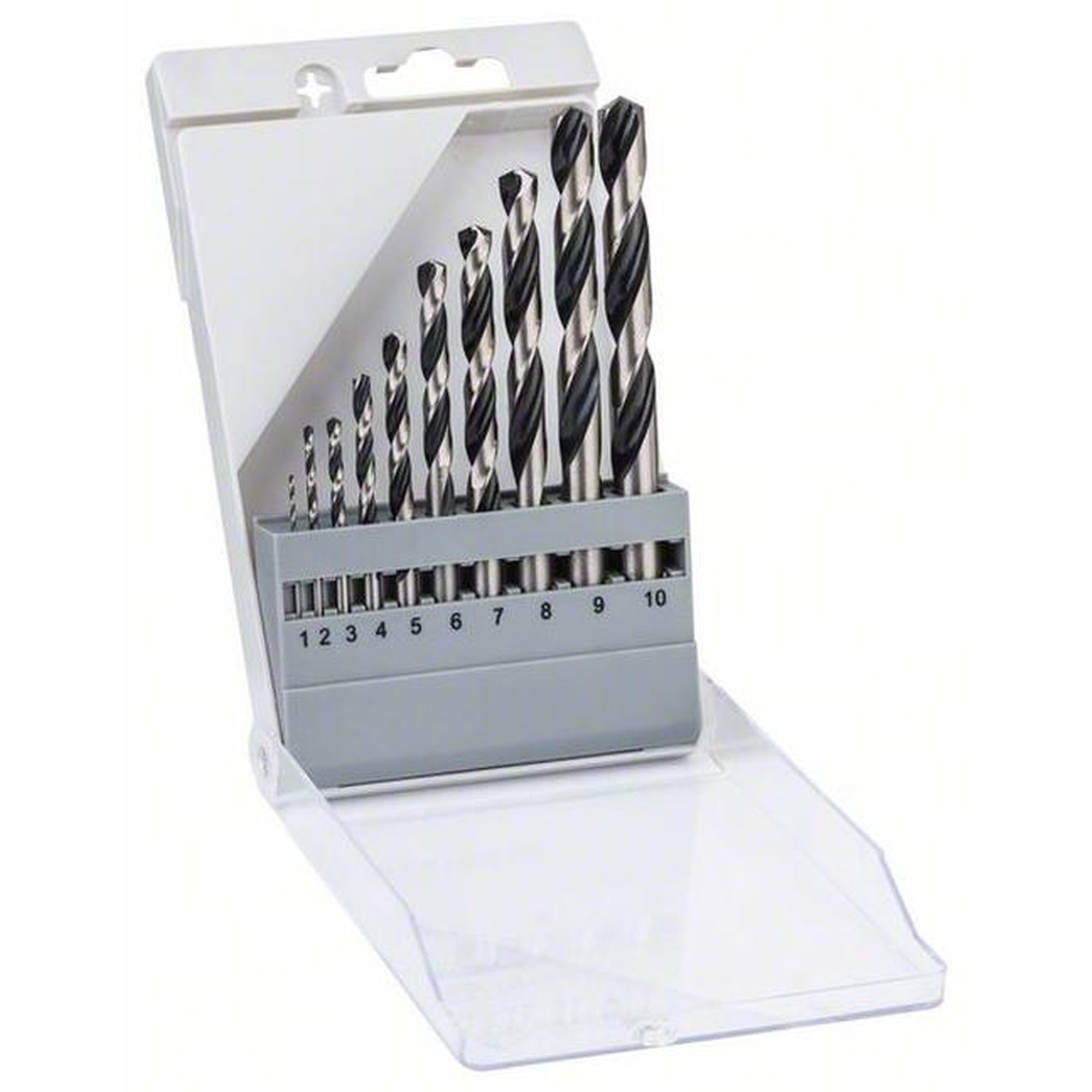 Bosch Professional Metallspiralbohrer HSS-Set PointTeQ, DIN 338, 10-teilig