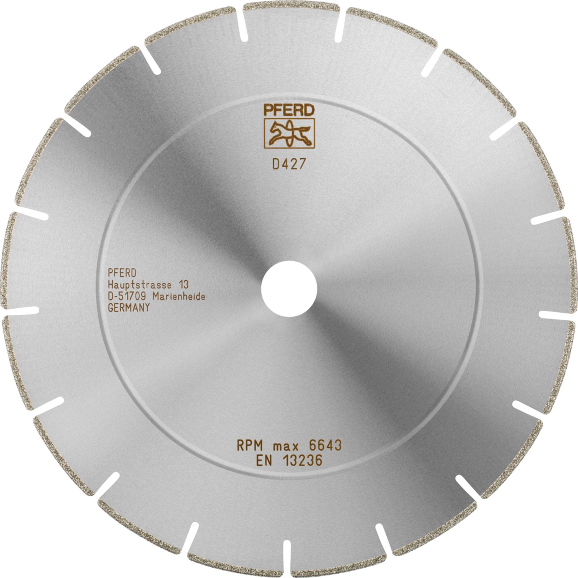 PFERD Diamant-Trennscheibe D1A1RSS 230-2,5-22,23 D 427 GAS2