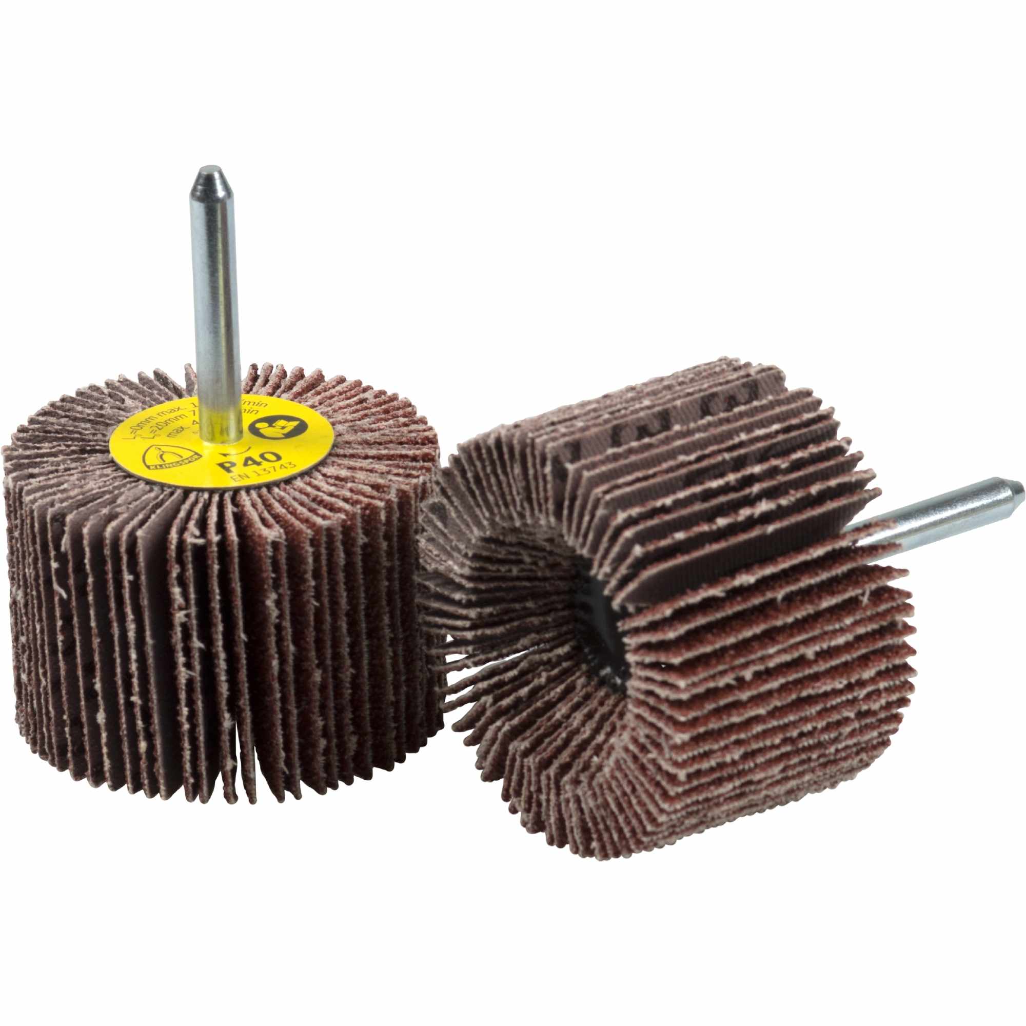 10 x Klingspor KMT 614 Schleifmopstifte, 60 x 40 x 6 mm Korn 60