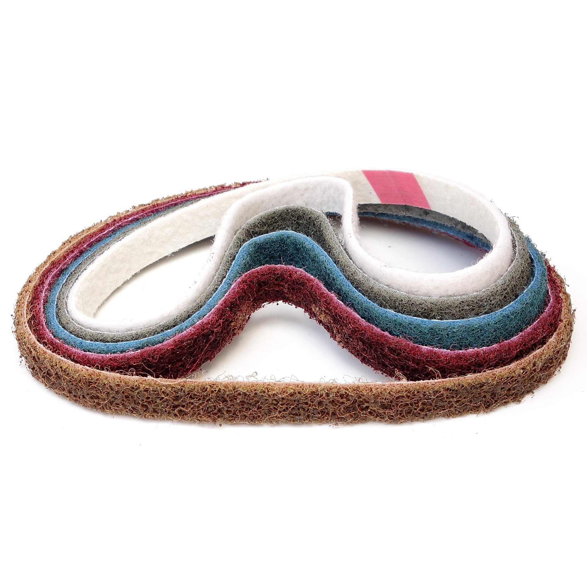 6er Premium Set Vlies-Schleifband | 13 x 457 mm | 1 x jede Körnung