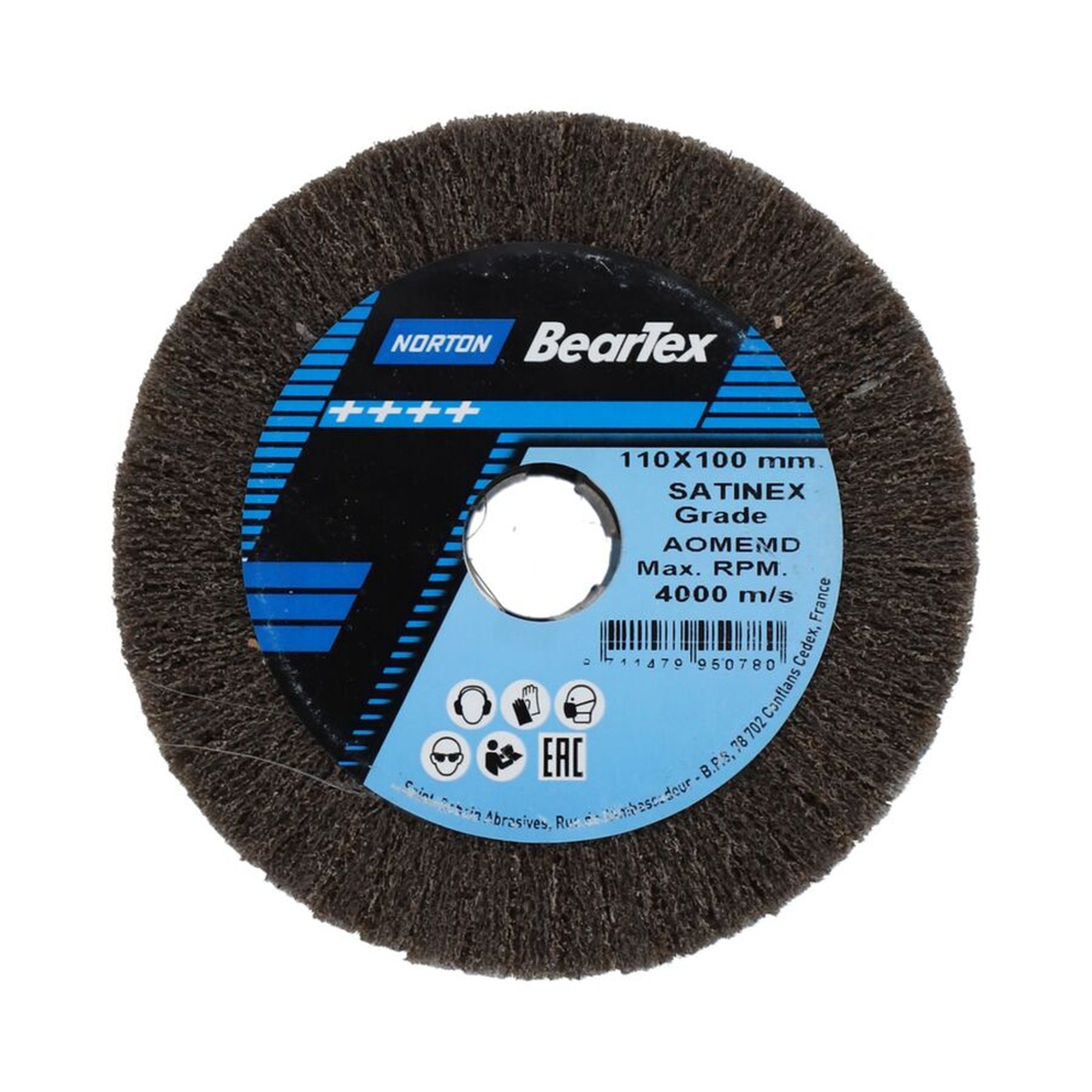 Norton Fächerschleifer Schleifmop 110x100x19 Satinex F2316 Mittel A Heavy Duty