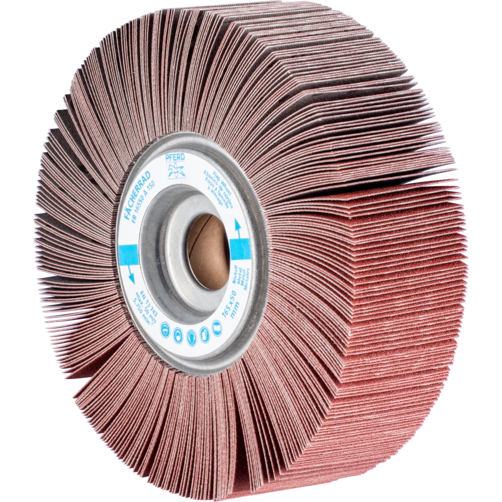 2 x PFERD Fächerrad FR 16550/25,4 A 150
