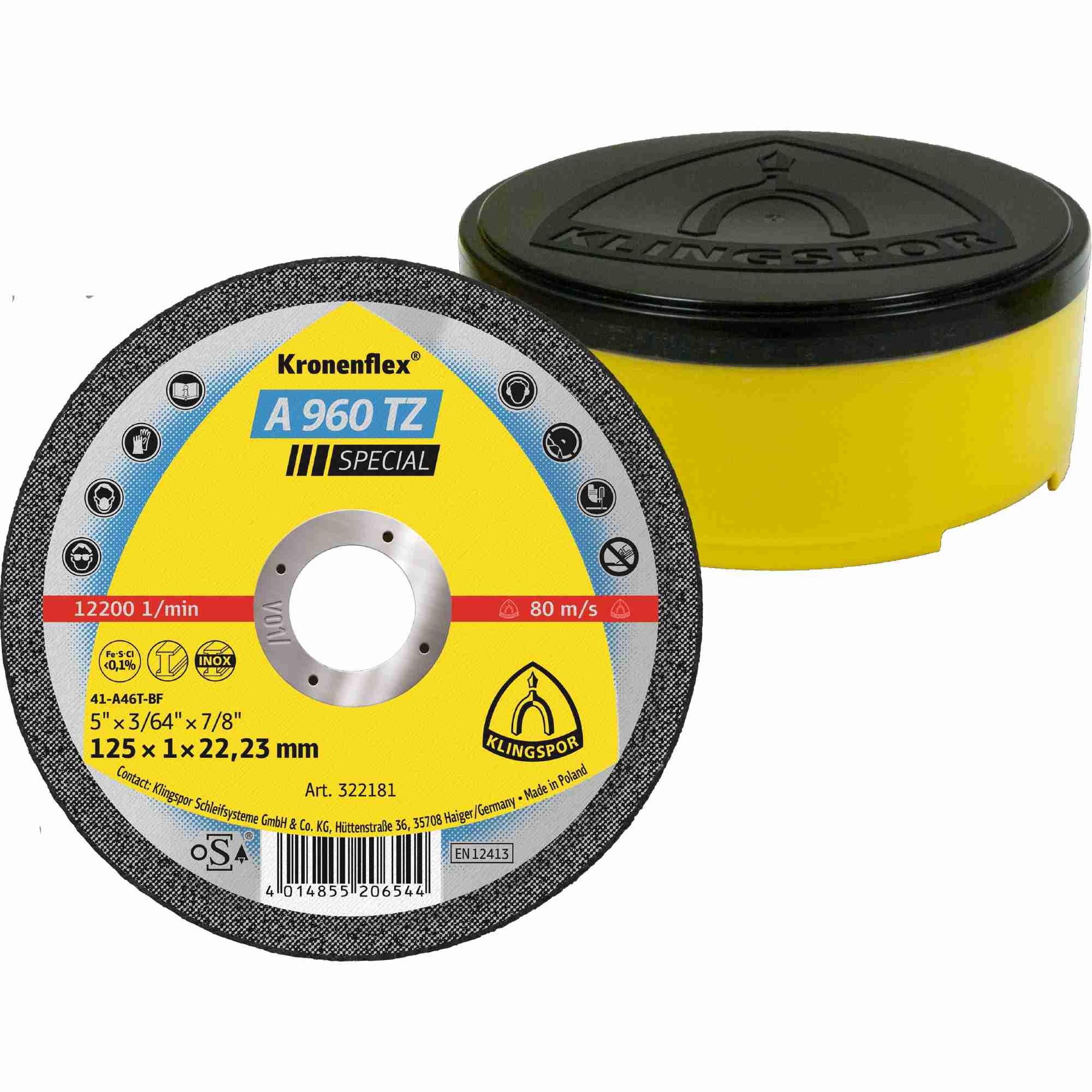 Klingspor A 60 E 125 x 1 x 22,23 mm (310500) ab 11.9 € | Vergleiche 9 Angebote auf Klingspor A 60 E 125 x 1 x 22,23 mm (310500) ab 11.9 € | Vergleiche 9 Angebote auf