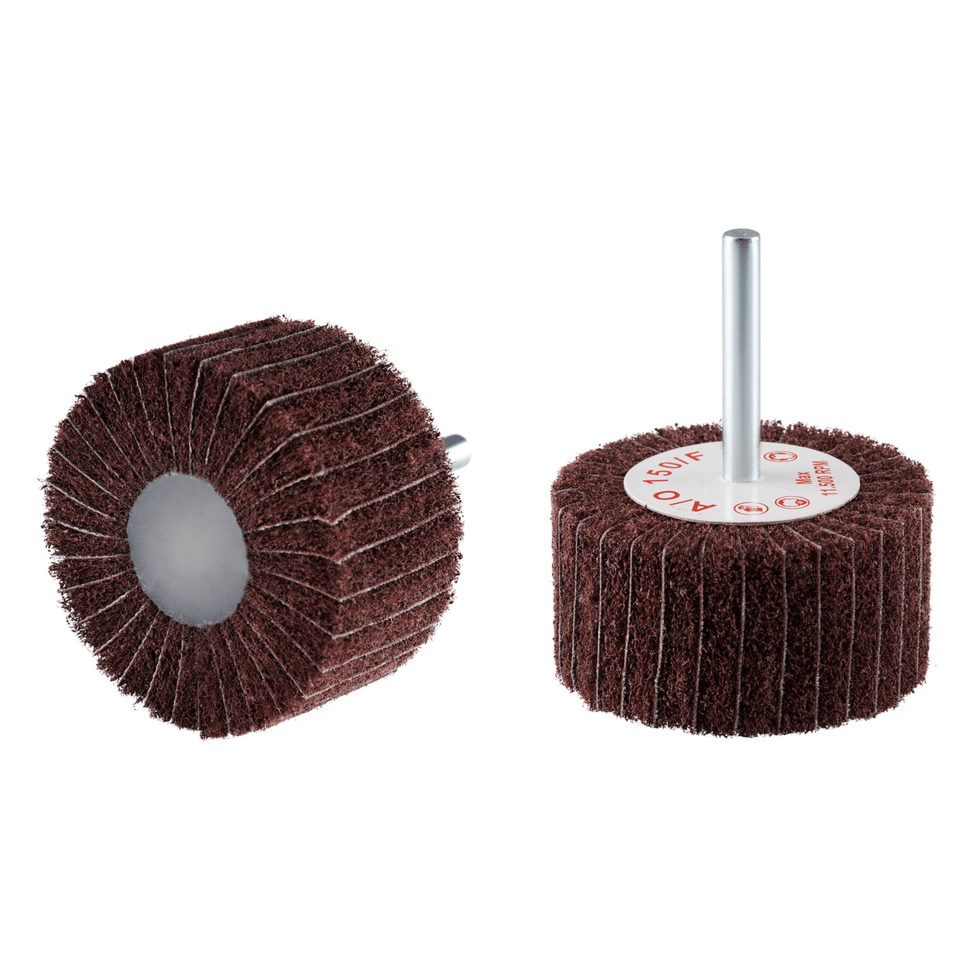 10 x RHODIUS VliesFächerschleifer Schleifmop VSK Ø 60 mm Körnung A150 fine