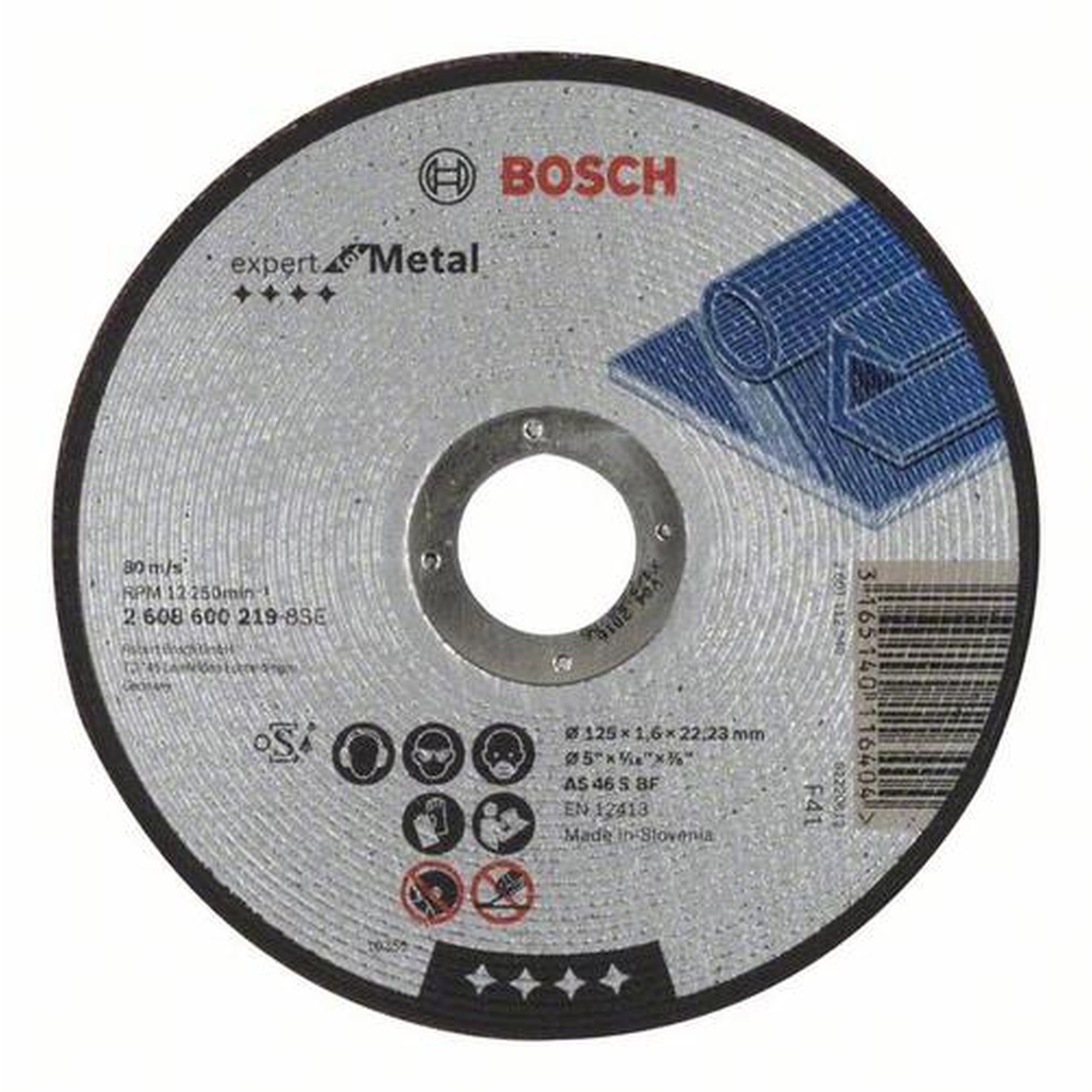 25x BOSCH Trennscheibe gerade Expert für Metall A 30 S BF, Ø 125 x 2,5 mm