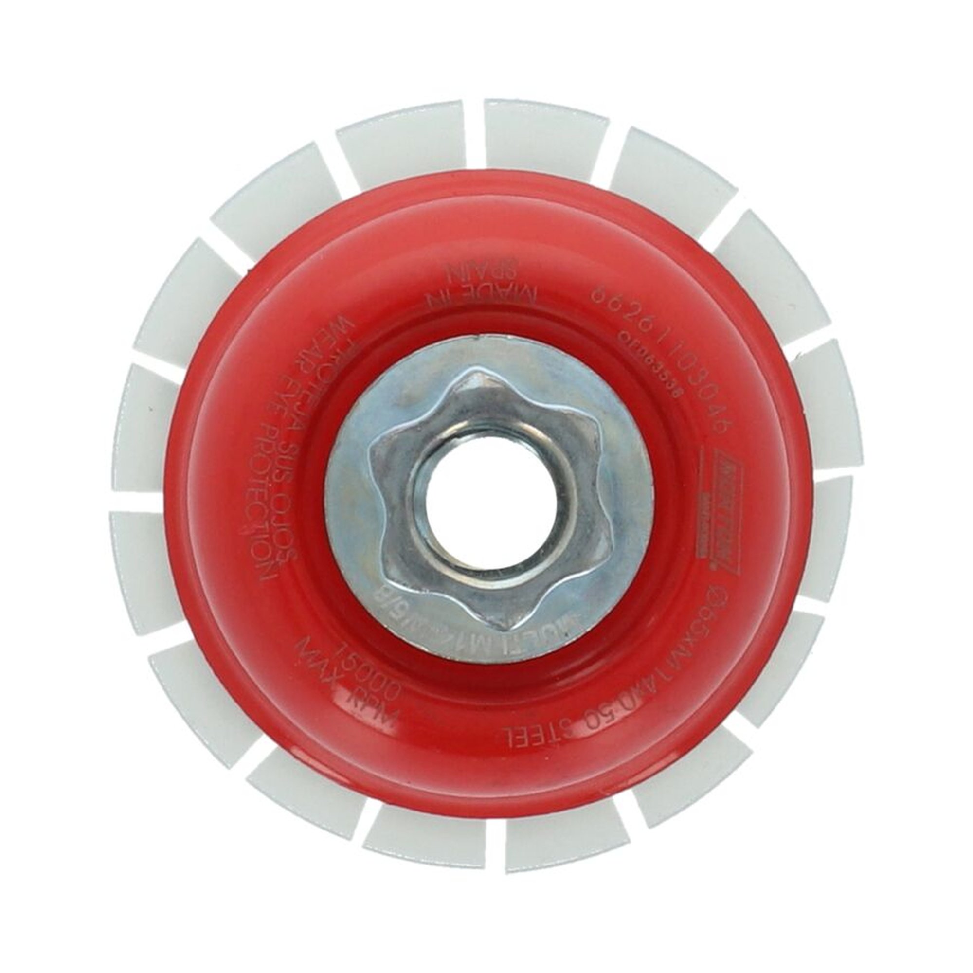 Norton Drahtbürste Topfbürste gezopft mit Schutz CPB 65 M14 0,5 T20