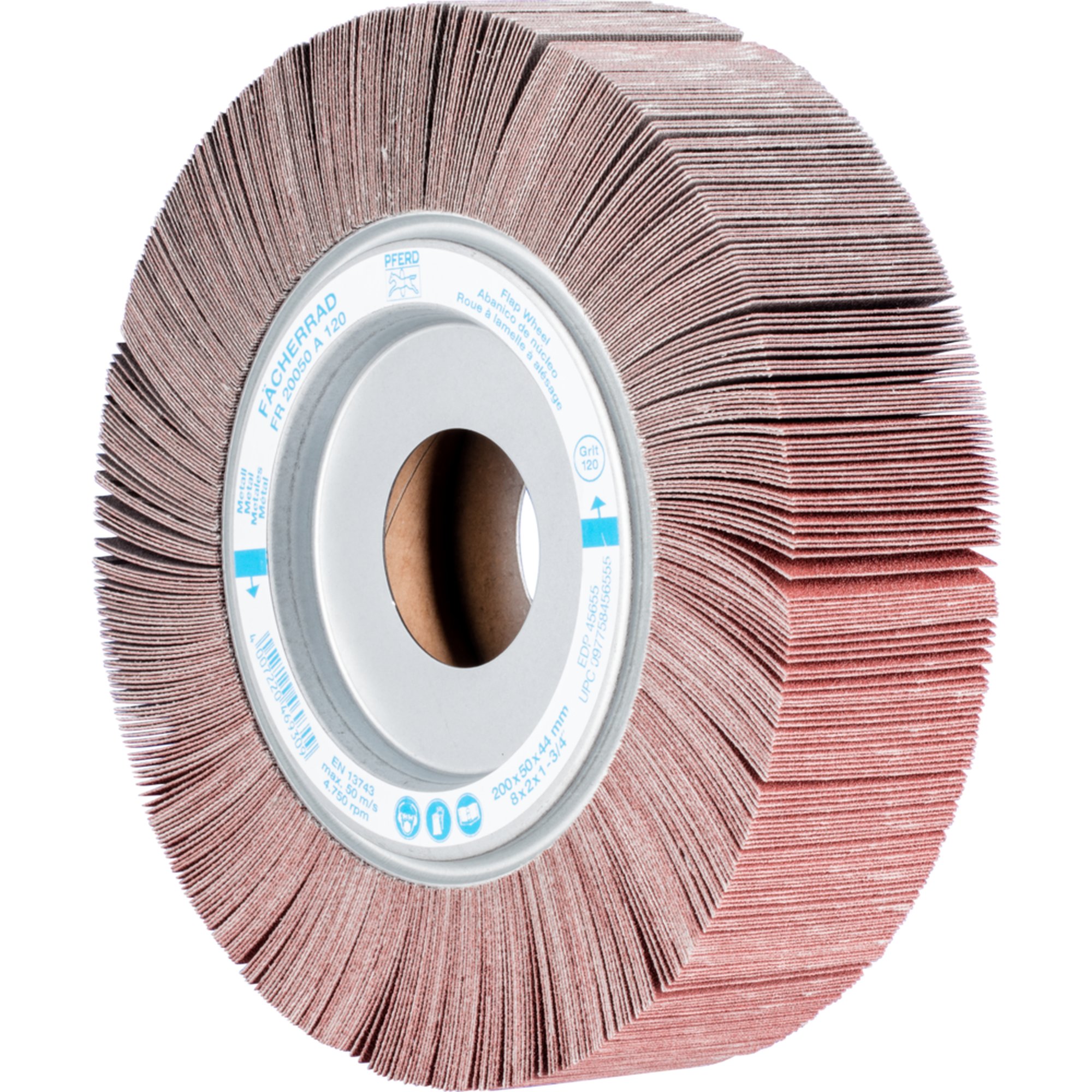 2 x PFERD Fächerrad FR 20050/44,0 A 120