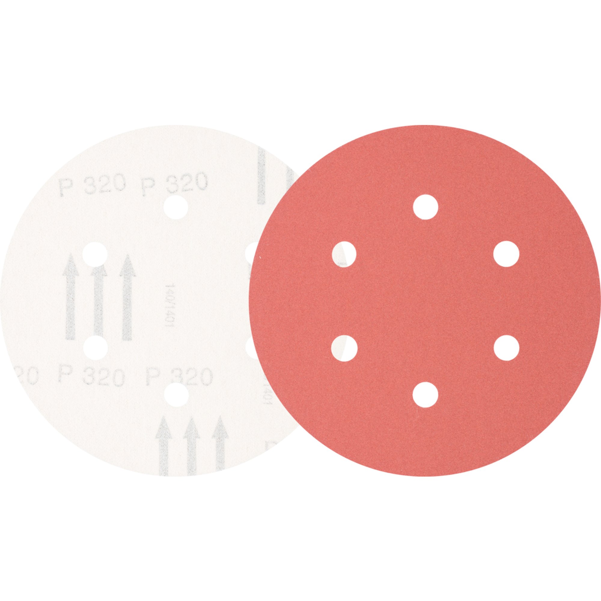 25 x Pferd Schleifscheibe Klettscheibe KSS 150 6 L A 320