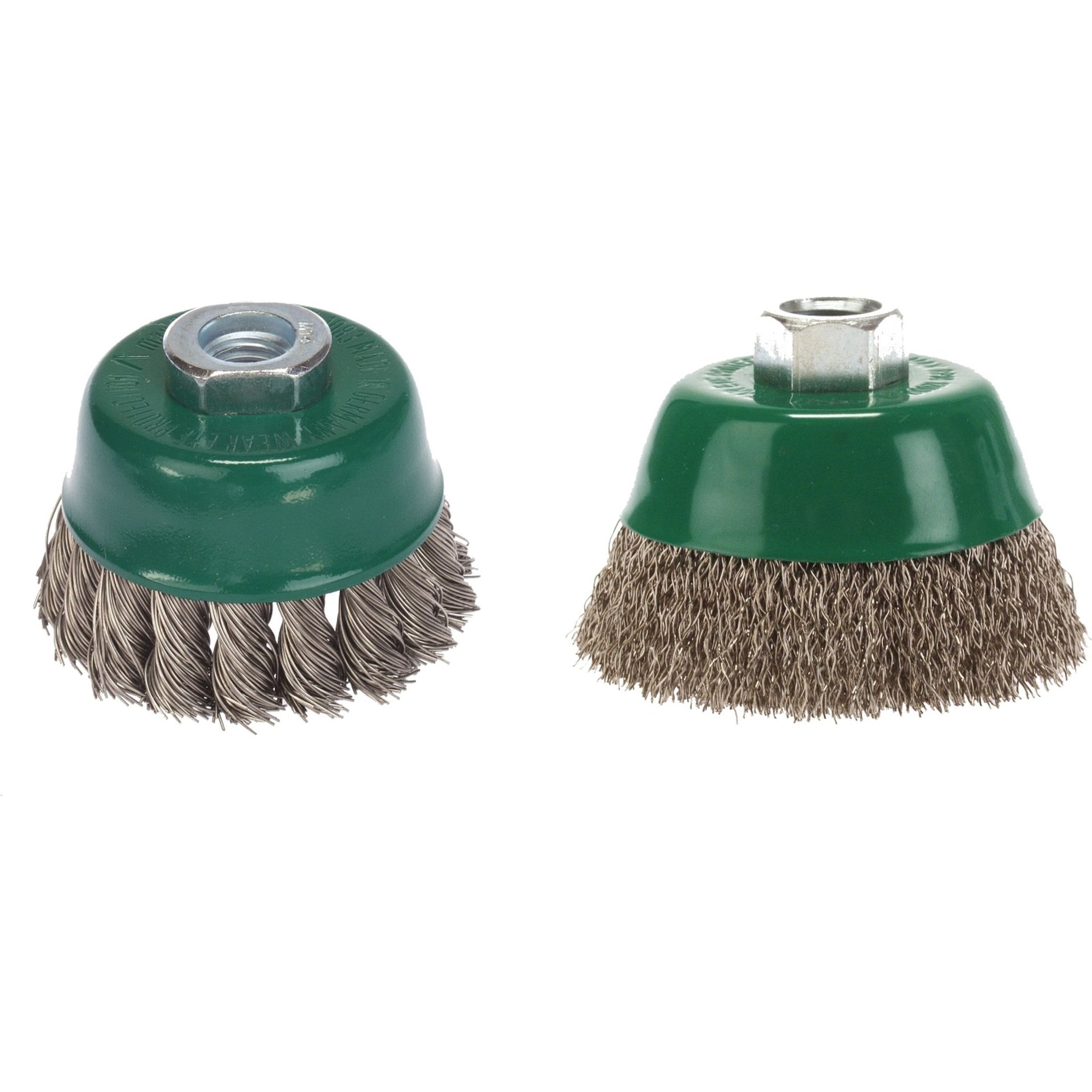 LUKAS Topfbürste BTVZ für Edelstahl 65x20 mm für Winkelschleifer gezopft