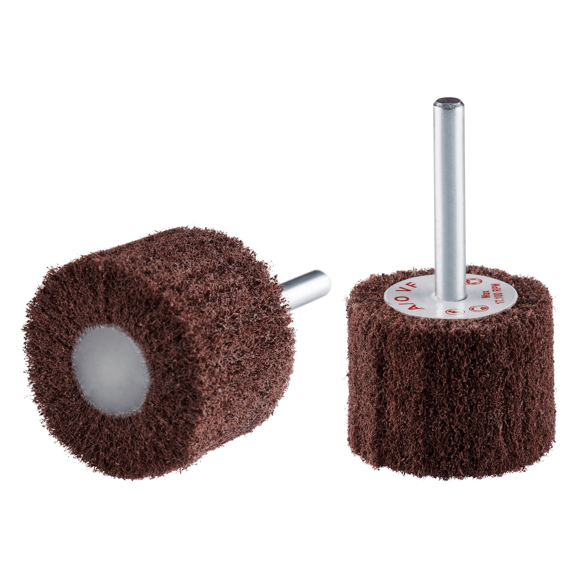 10 x RHODIUS VliesFächerschleifer Schleifmop VS Ø 40 mm Körnung very fine