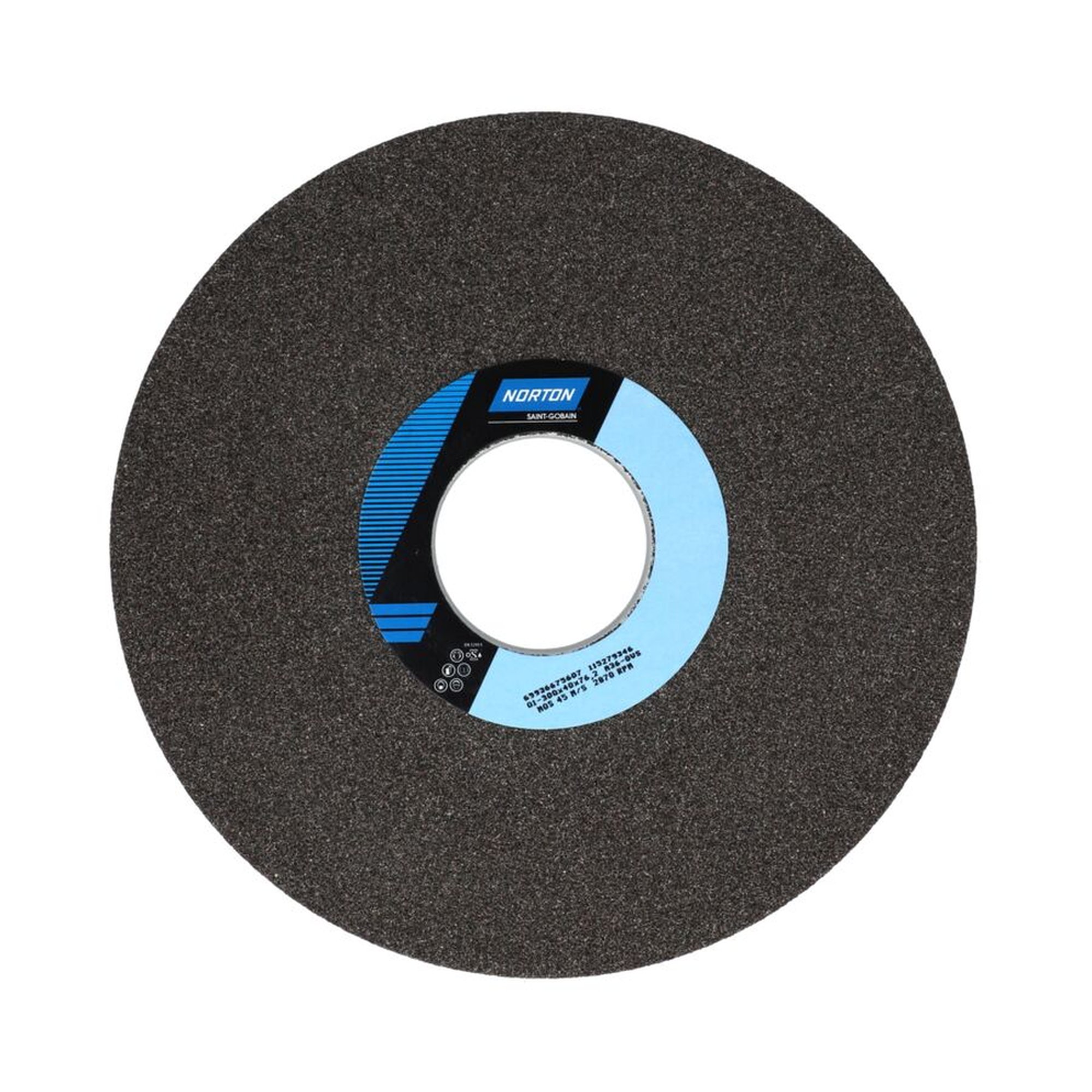Norton Schleifscheibe gerade 01 300x40x76,2 A36OVS - Hochwertige Schleiflösung