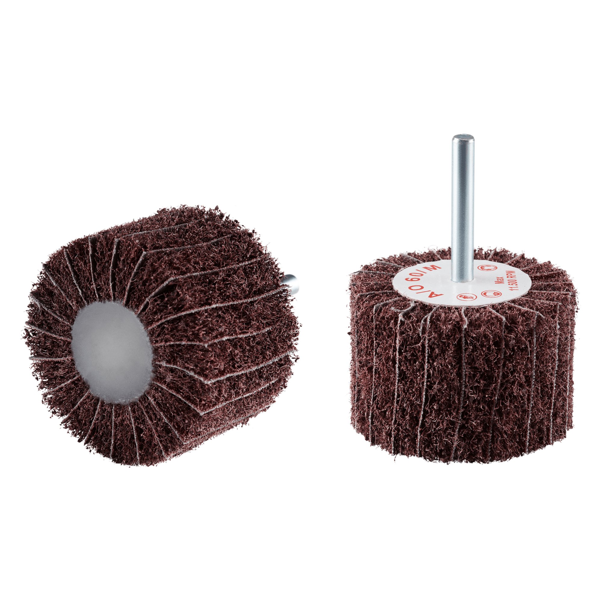 10 x RHODIUS VliesFächerschleifer Schleifmop VSK Ø 60 mm Körnung A60 coarse