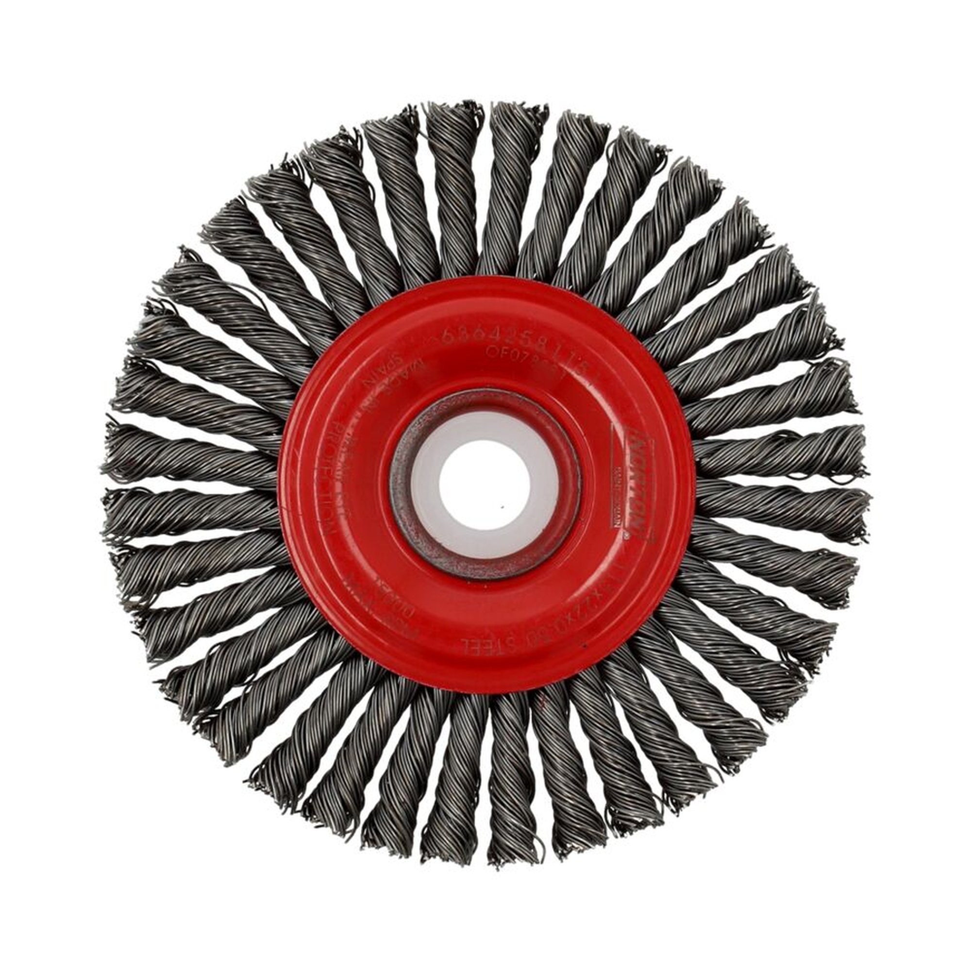 10 x Norton Drahtbürste Rundbürste gezopft WHB 115mm 6x22,2mm 0,5mm 10 Stk 36g