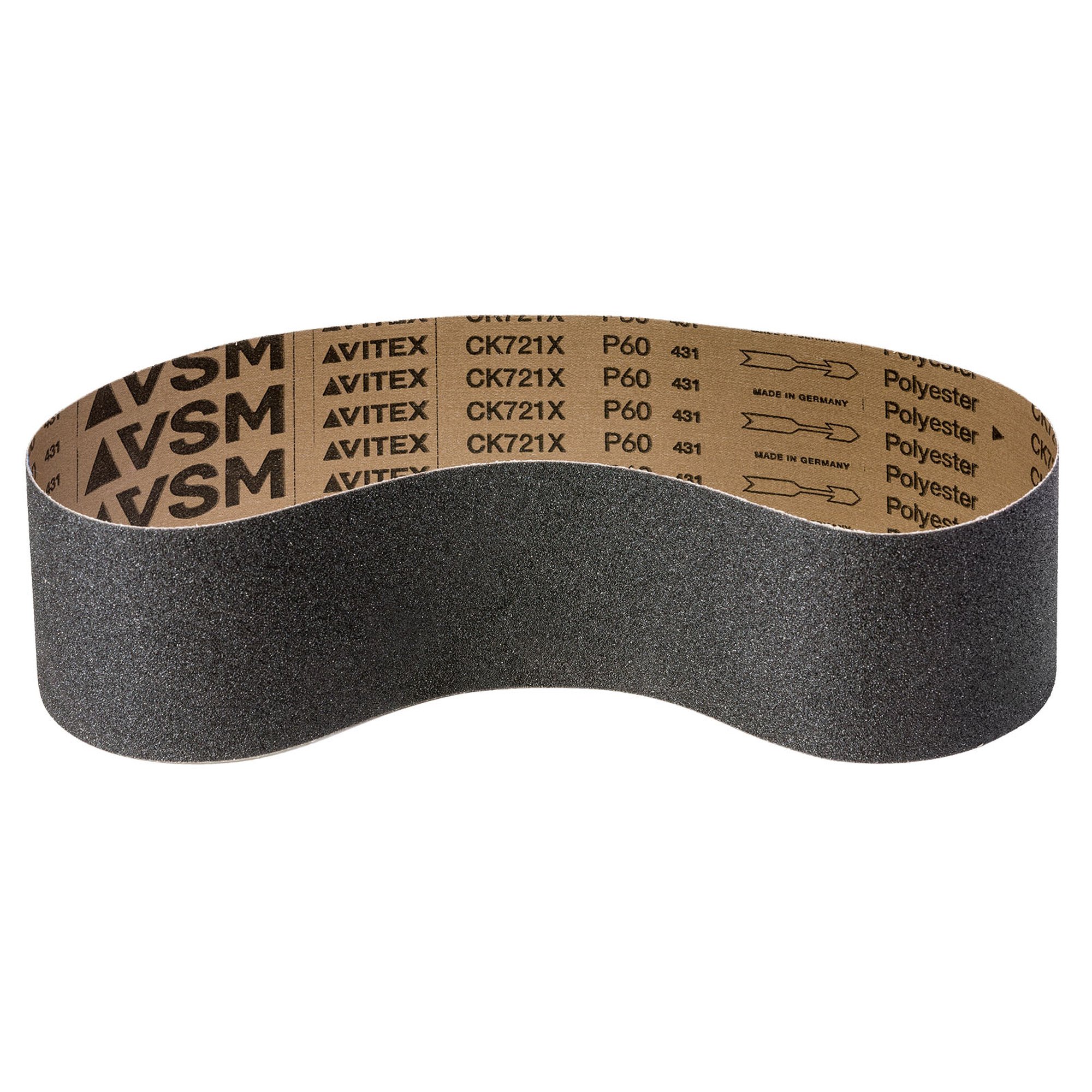 300x VSM Schleifband CK721X | 40 x 260 mm | Korn 320