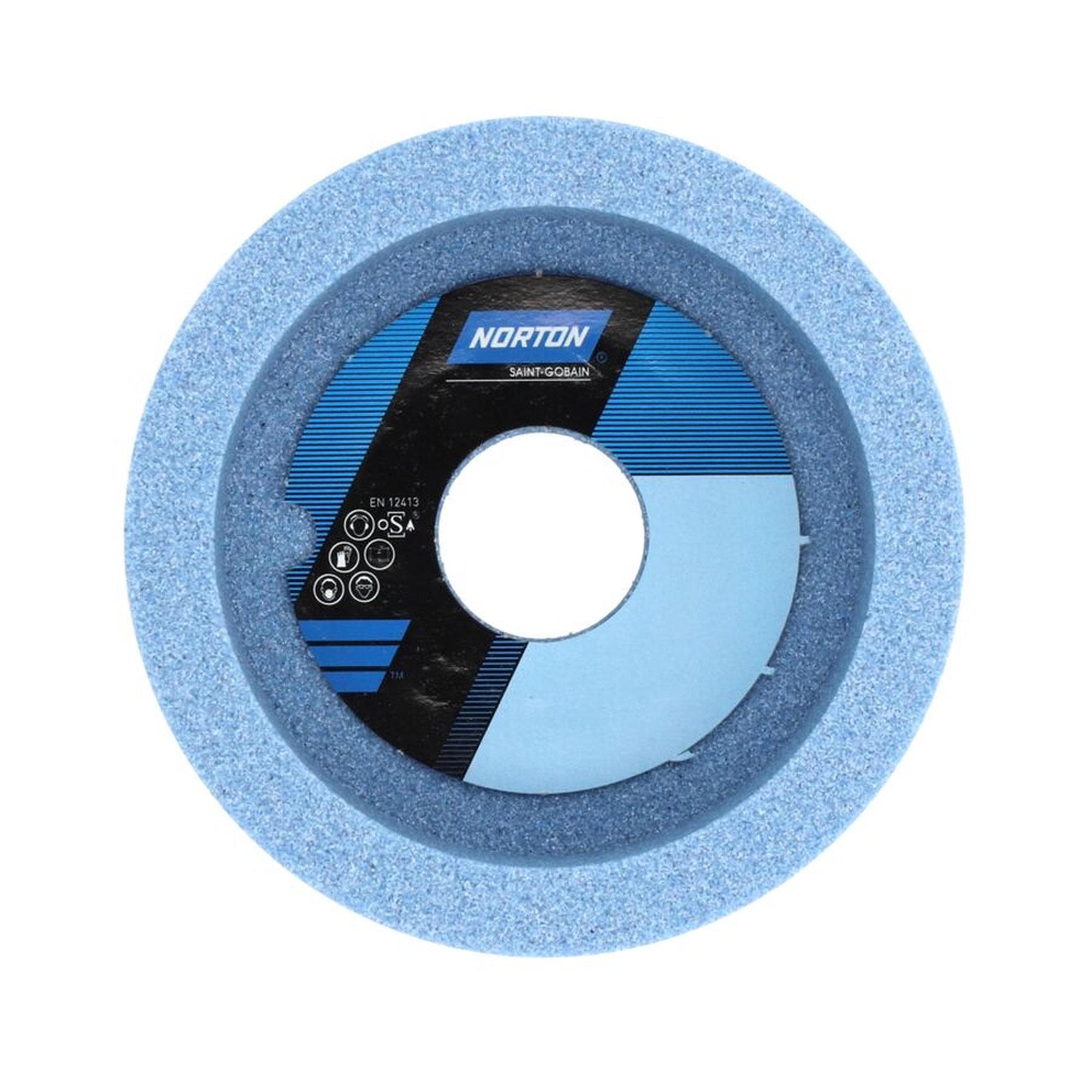 2 x Norton Zylindrischer Schleiftopf 125x50x32mm K46 3SG zum Werkzeugschleifen