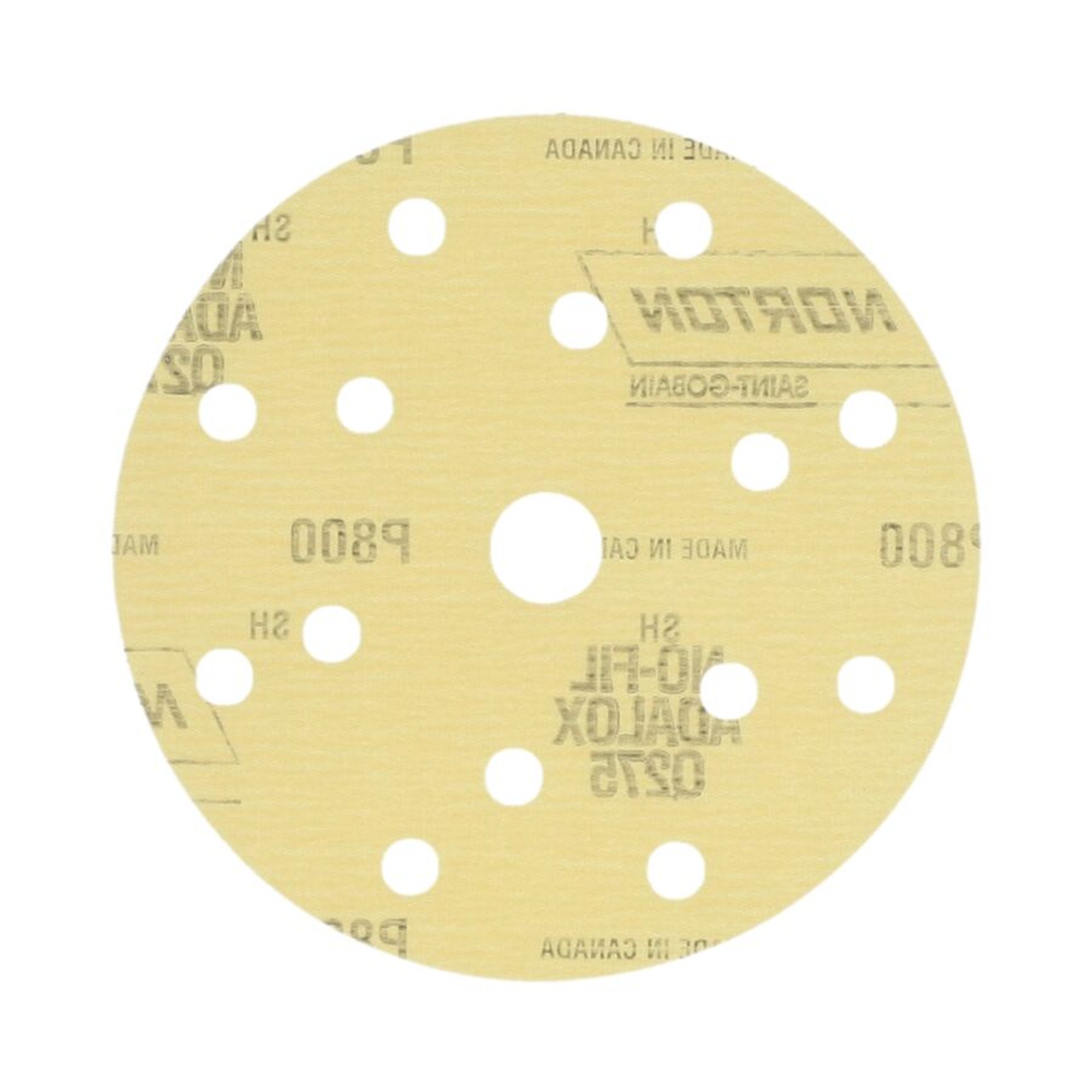 100 x Norton Klett Schleifscheibe Q275 | 150 mm | Korn 800 | 14+1 Loch | Hochwertig