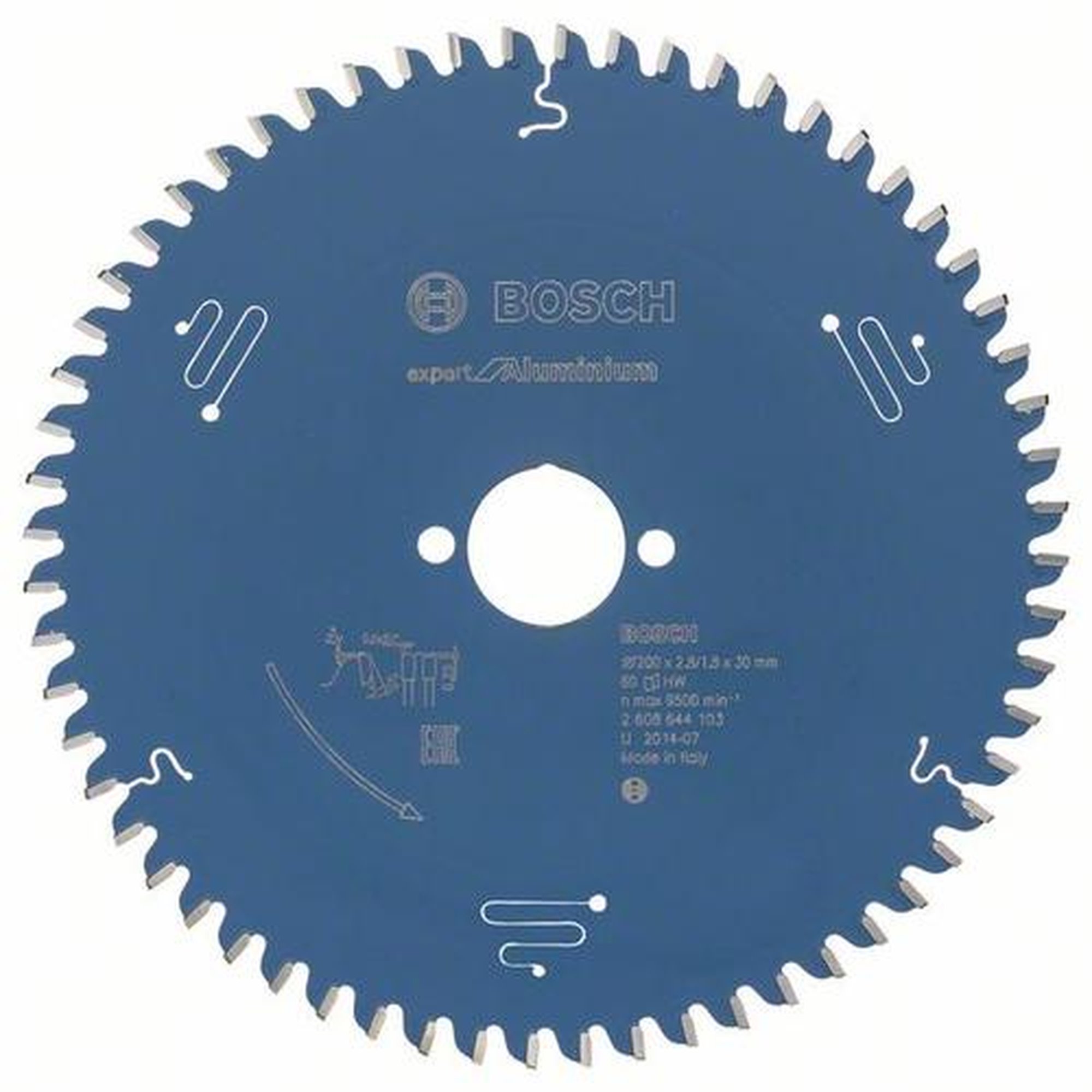 BOSCH Kreissägeblatt Expert für Aluminium, Ø 200 mm, 60 Zähne