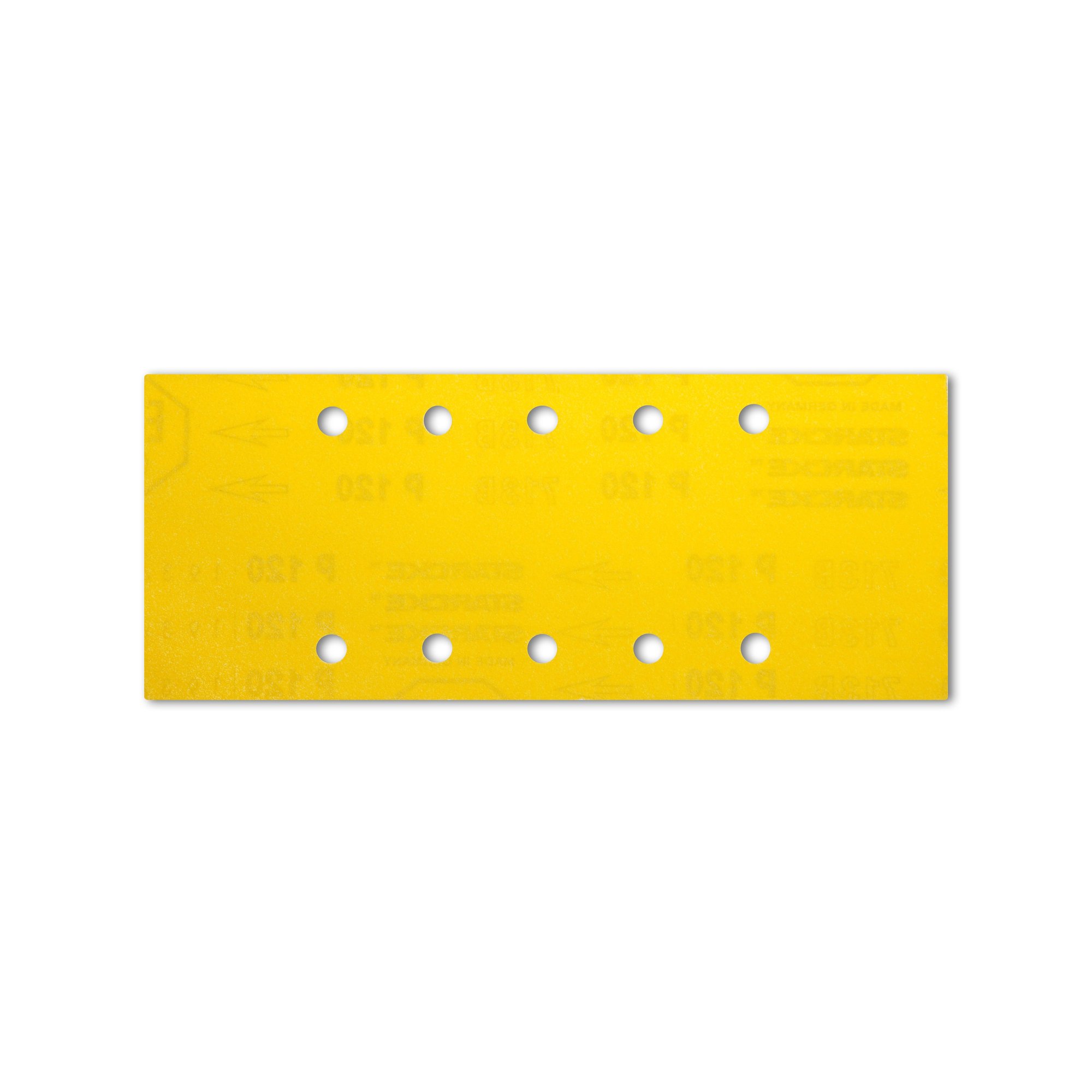 100x STARCKE Schleifmittelstreifen 713 | 115 x 280 mm | 10 Loch | Korn 60