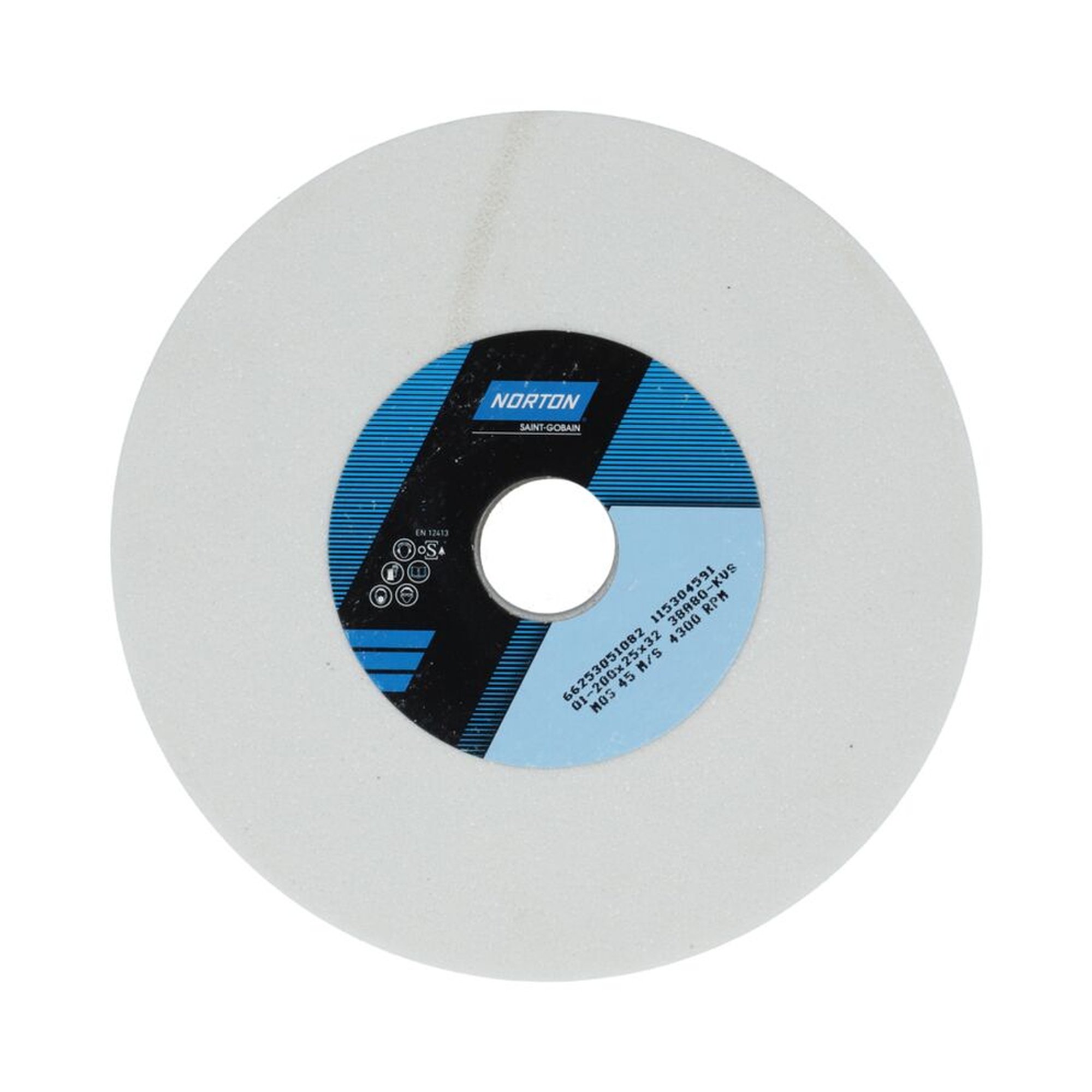 Norton Schleifscheibe gerade 01 200x25x32 38A 80 KVS - Hochwertige Schleiflösung