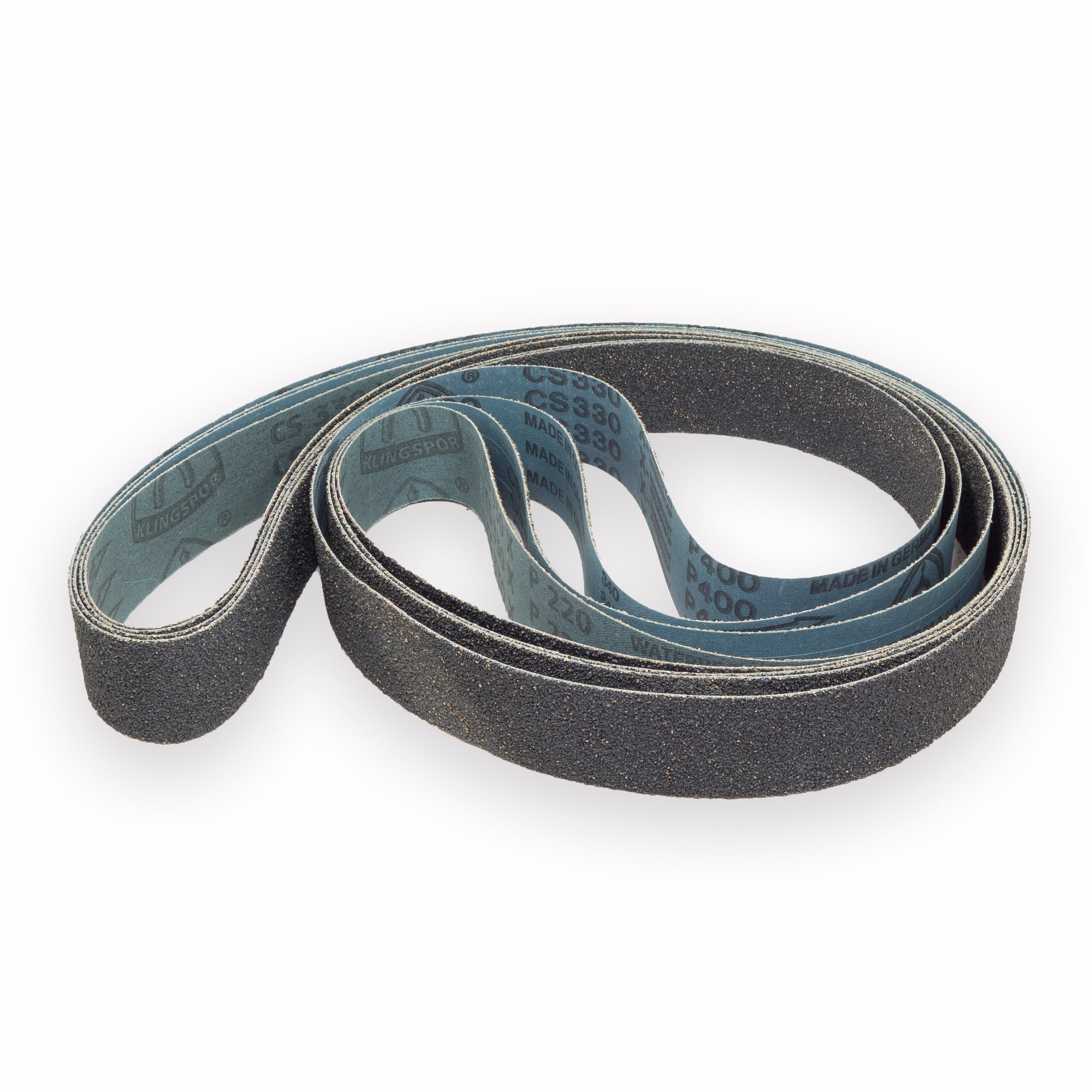 4er Premium-Set Klingspor Nass-Schleifband CS330X| 50 x 2000 mm | Korn P220-P800