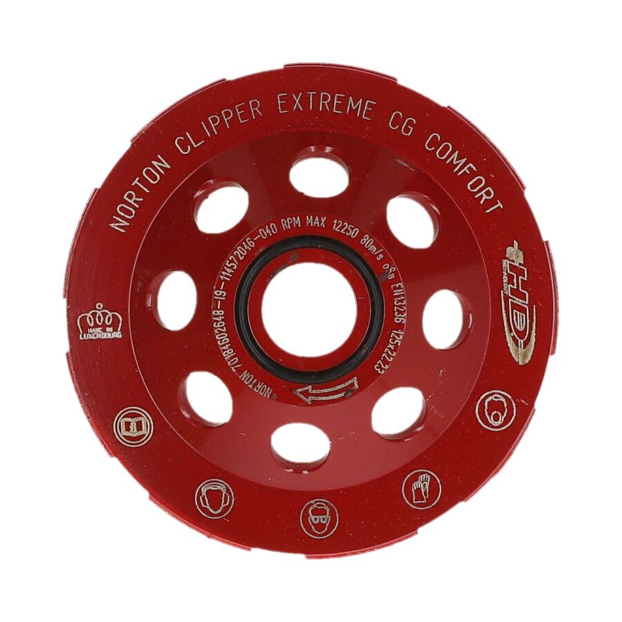 Norton Clipper EXTREME CG COMFORT Diamant-Topfschleifer 125x22.23mm