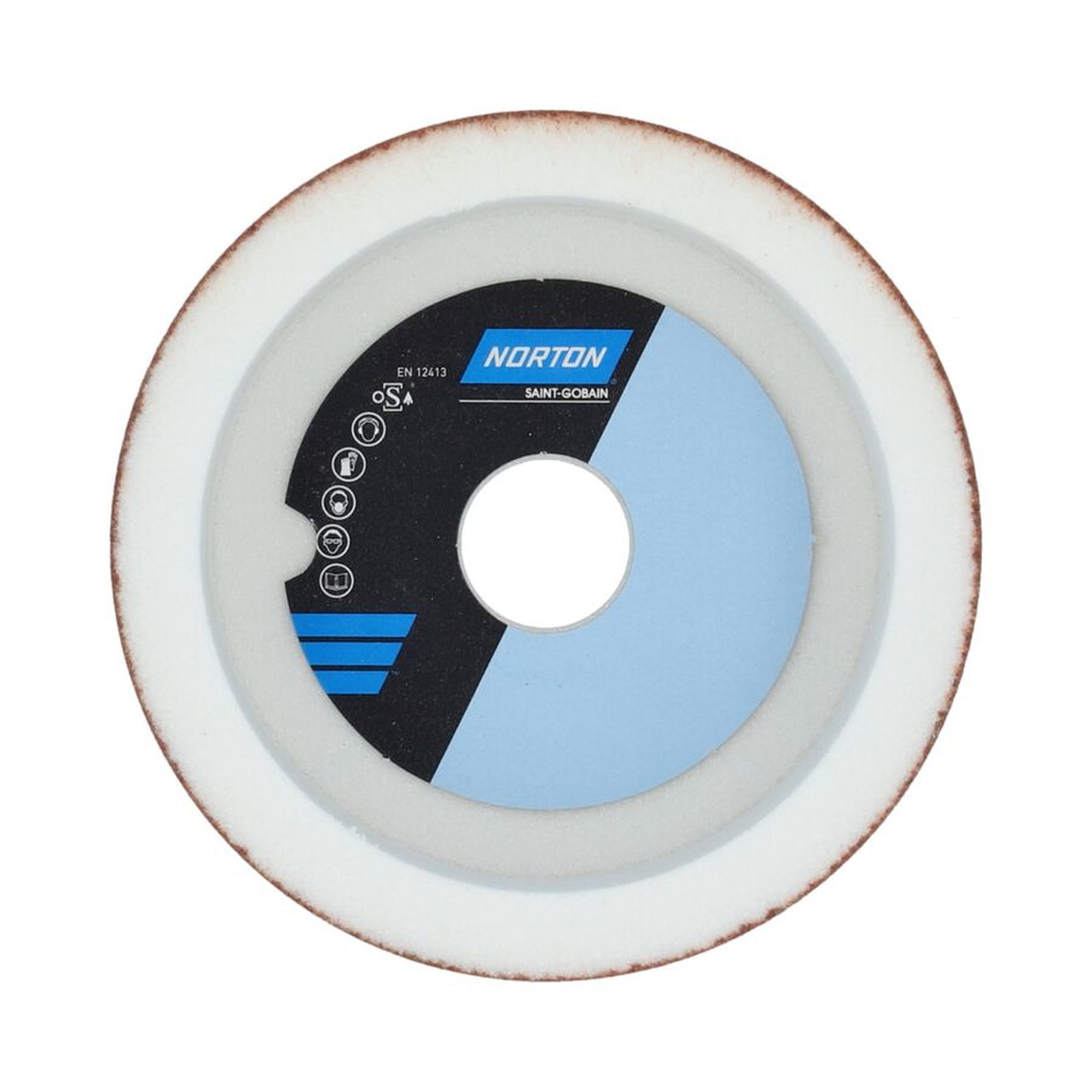 2 x Norton Töpfe & Teller Vitrium 3 Konventionell Werkzeugschleifen 38A 60 I VS3