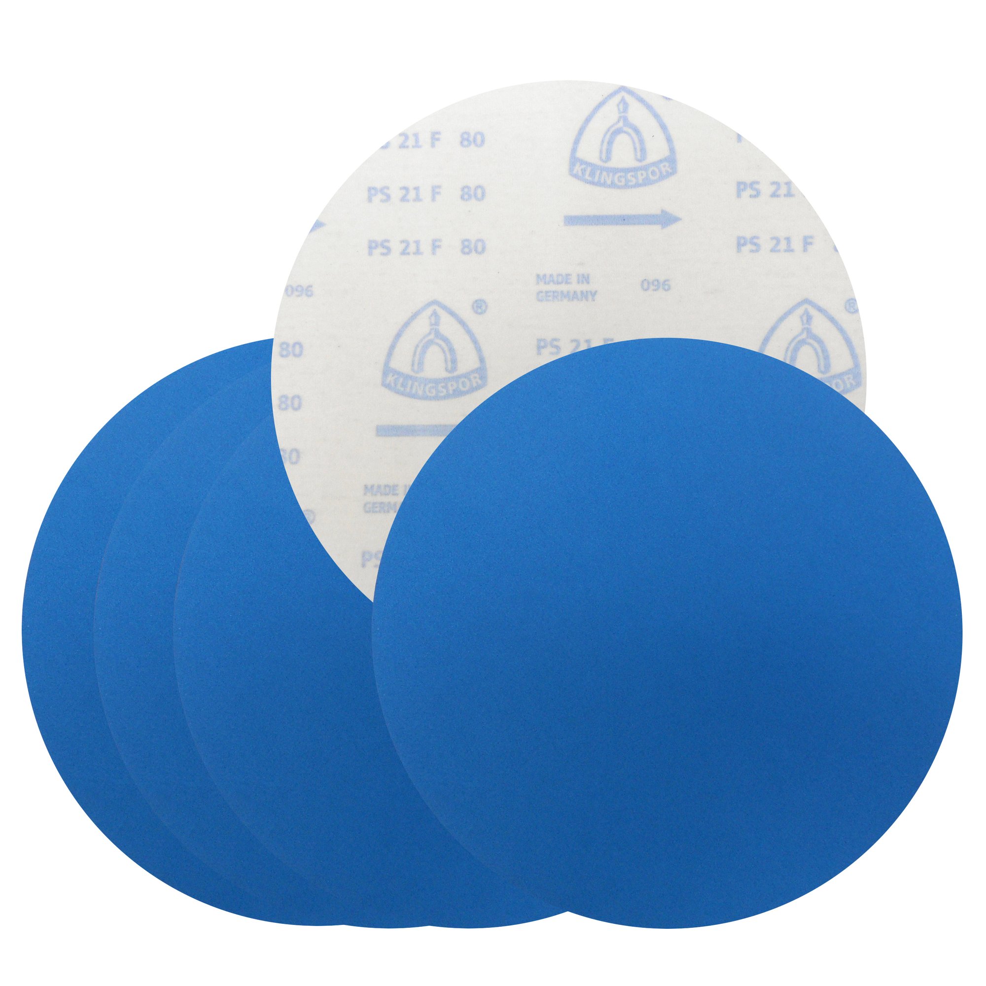 5er-Premium-Set Klingspor Schleifscheibe PS21FK | 300 mm | K40/80/120/180/320