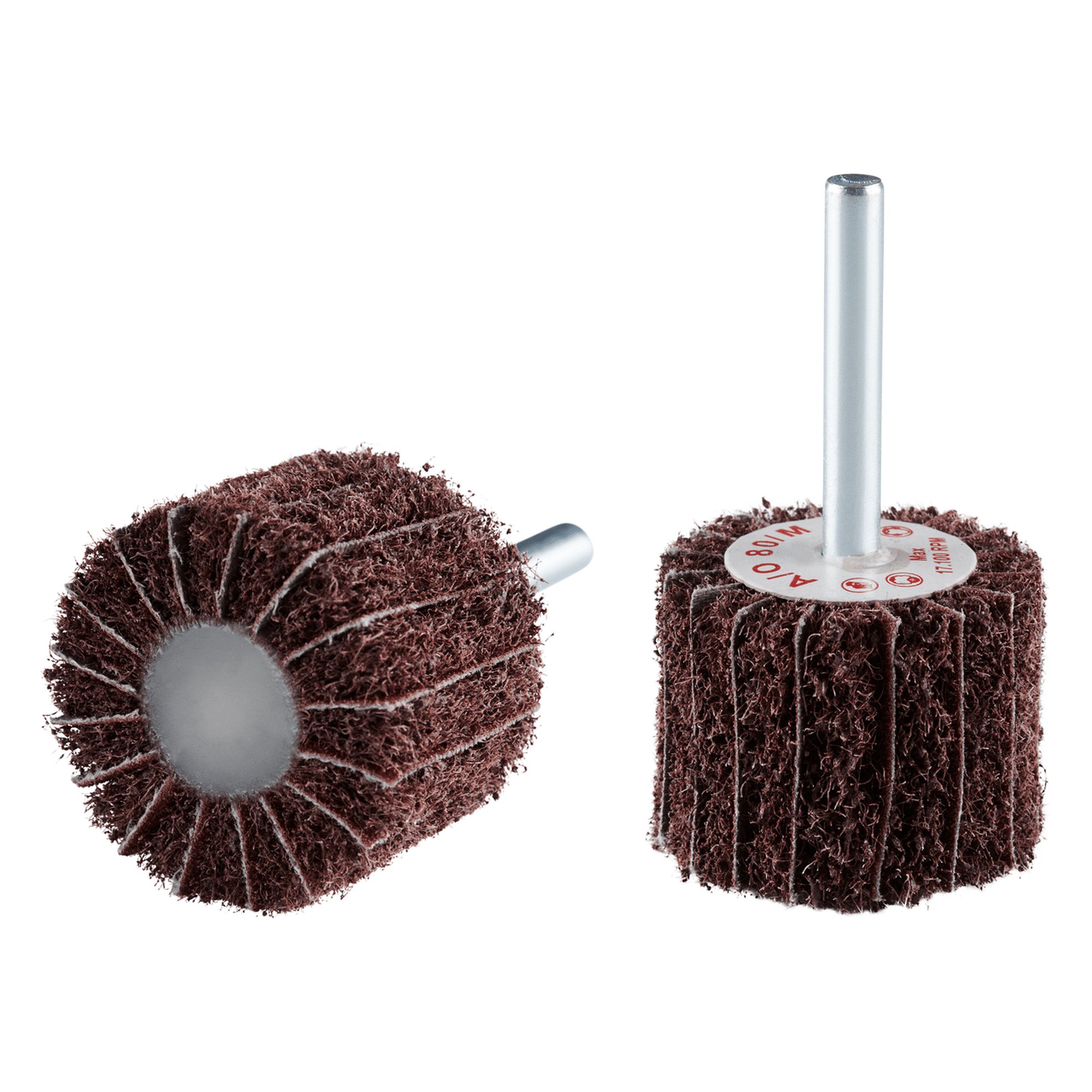 10 x RHODIUS VliesFächerschleifer Schleifmop VSK Ø 40 mm Körnung A80 medium