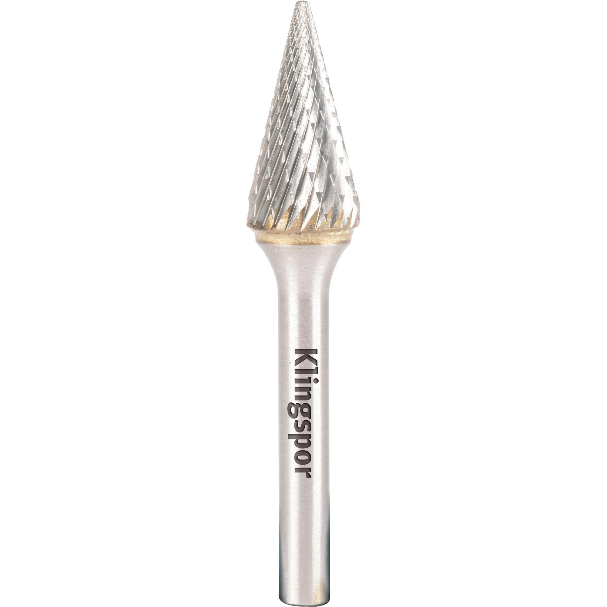 1 x Klingspor HF 100 M Hartmetallfräser, 6 x 20 x 6 mm Kreuzverzahnung