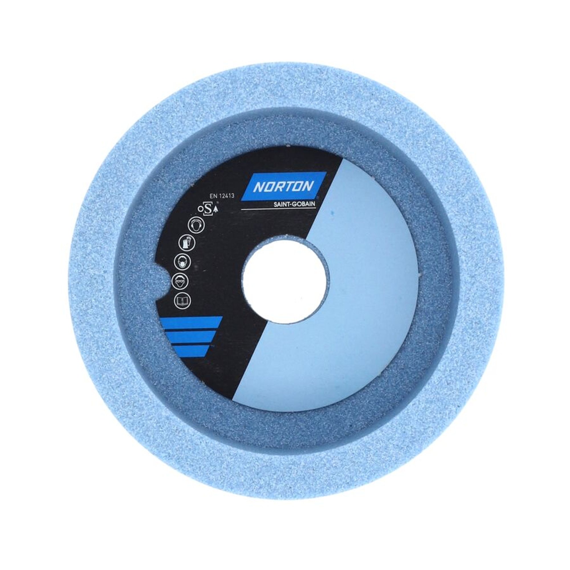 2 x Norton Schleiftopf zylindrisch 100x50x20 K60 3SG 20/10/10