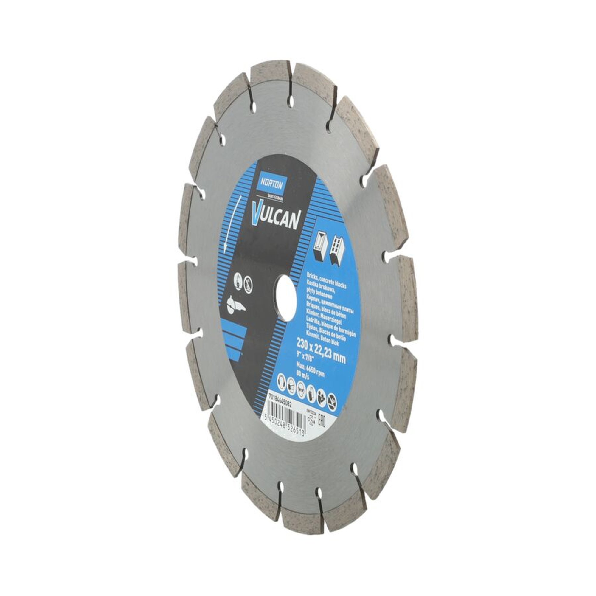 Norton Vulcan Diamantscheibe 230x22.23mm für universelle Anwendungen