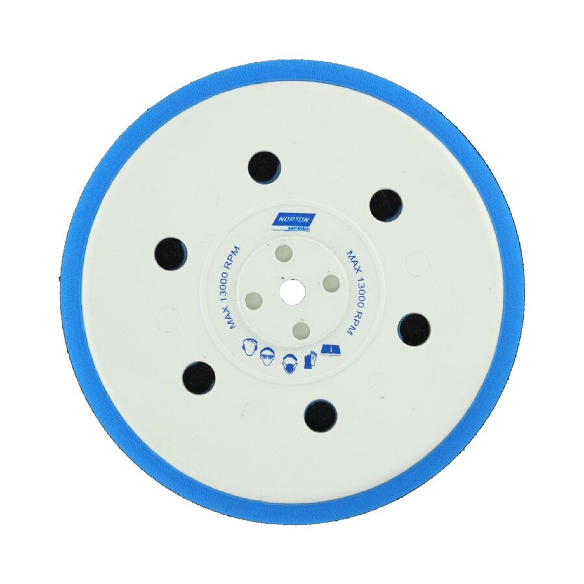 Stützteller mit Klett 150mm - Norton PRO für effizientes Schleifen und Polieren