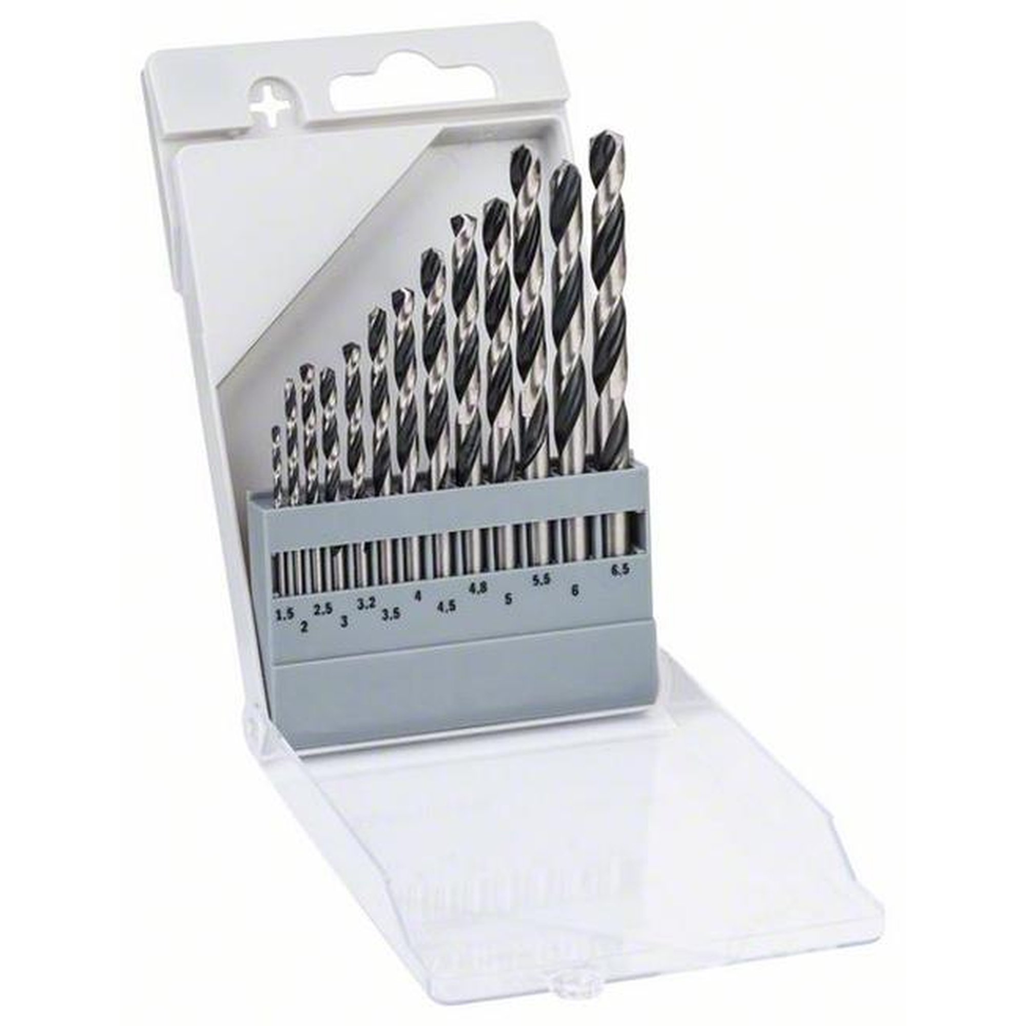 Bosch Professional Metallspiralbohrer HSS-Set PointTeQ, DIN 338, 13-teilig