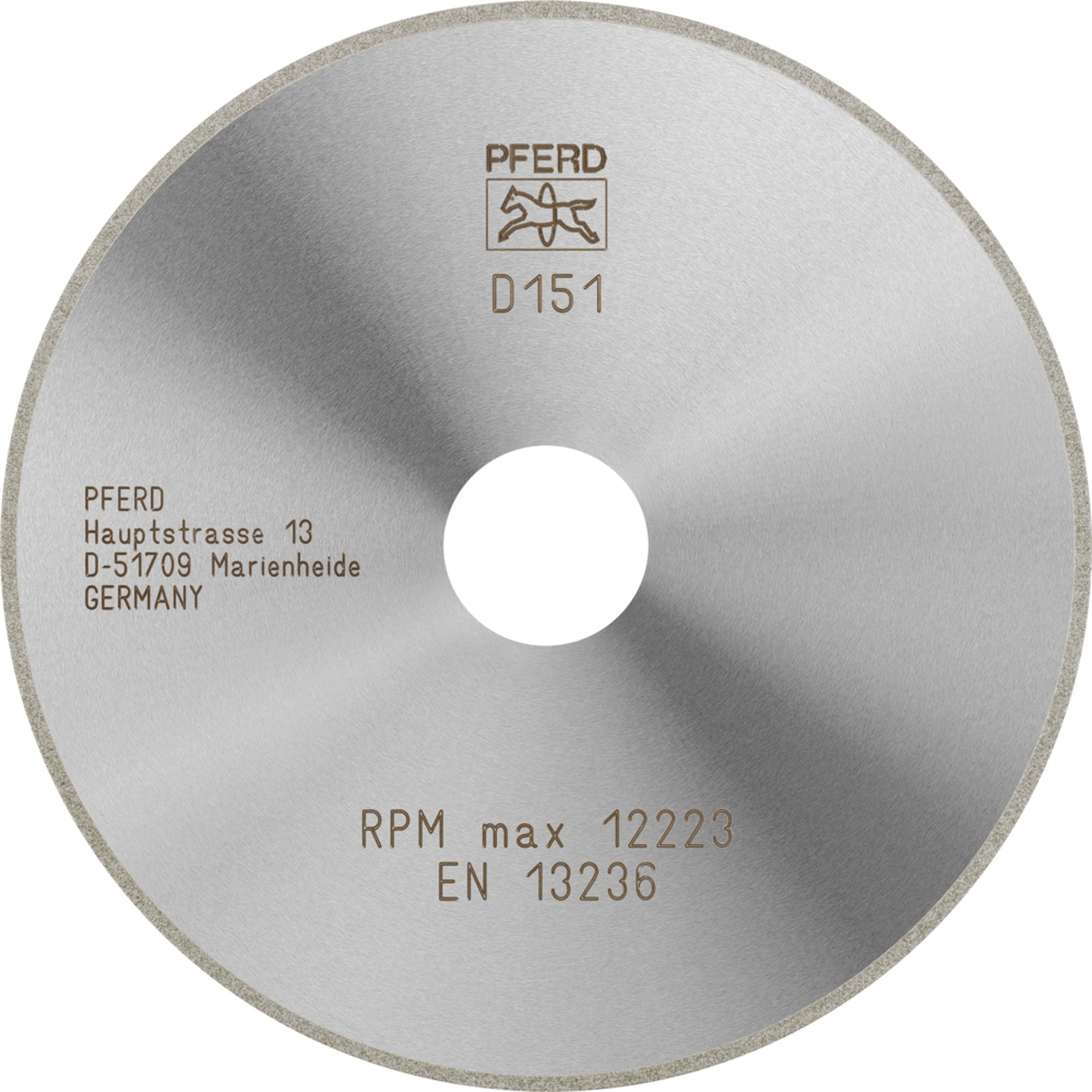 PFERD Diamant-Trennscheibe D1A1R 125-1,4-20 D 151 GAD