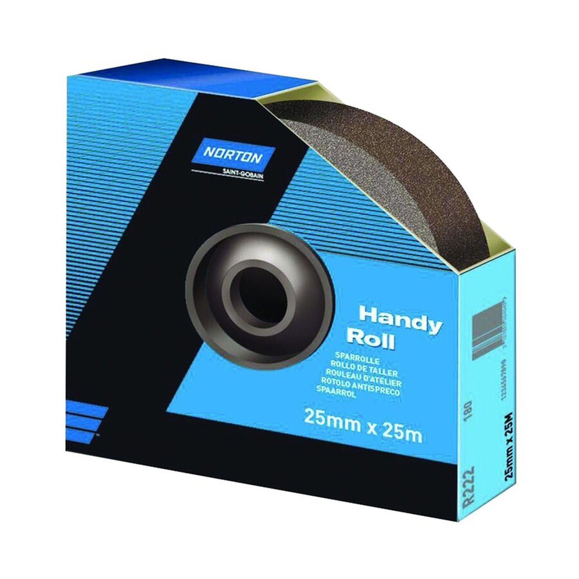 Norton SPARROLLEN - R222 Schleifrolle | 38 x 25000 mm | Korn 180