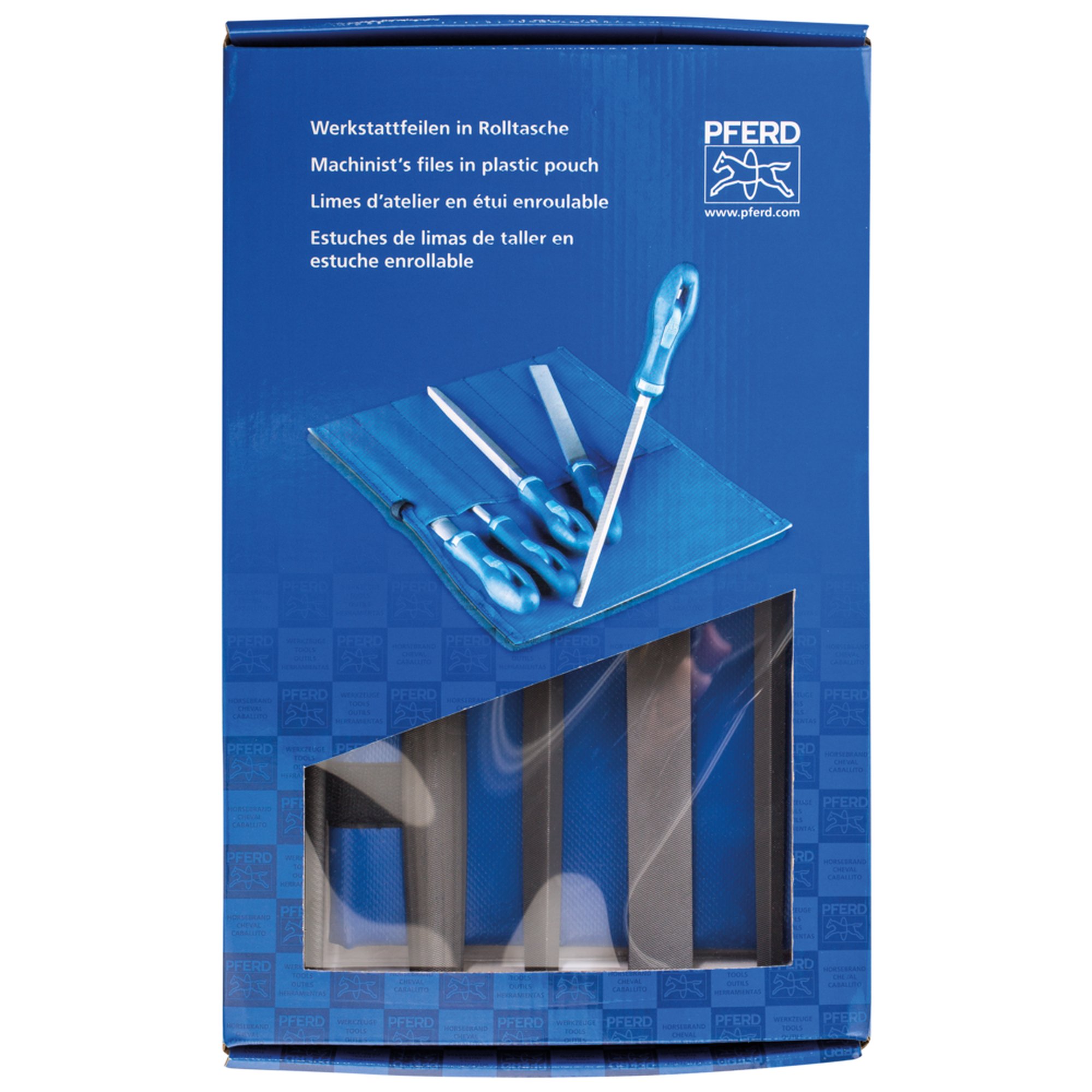 PFERD Werkstattfeilen in Rolltasche 532 WRU 200