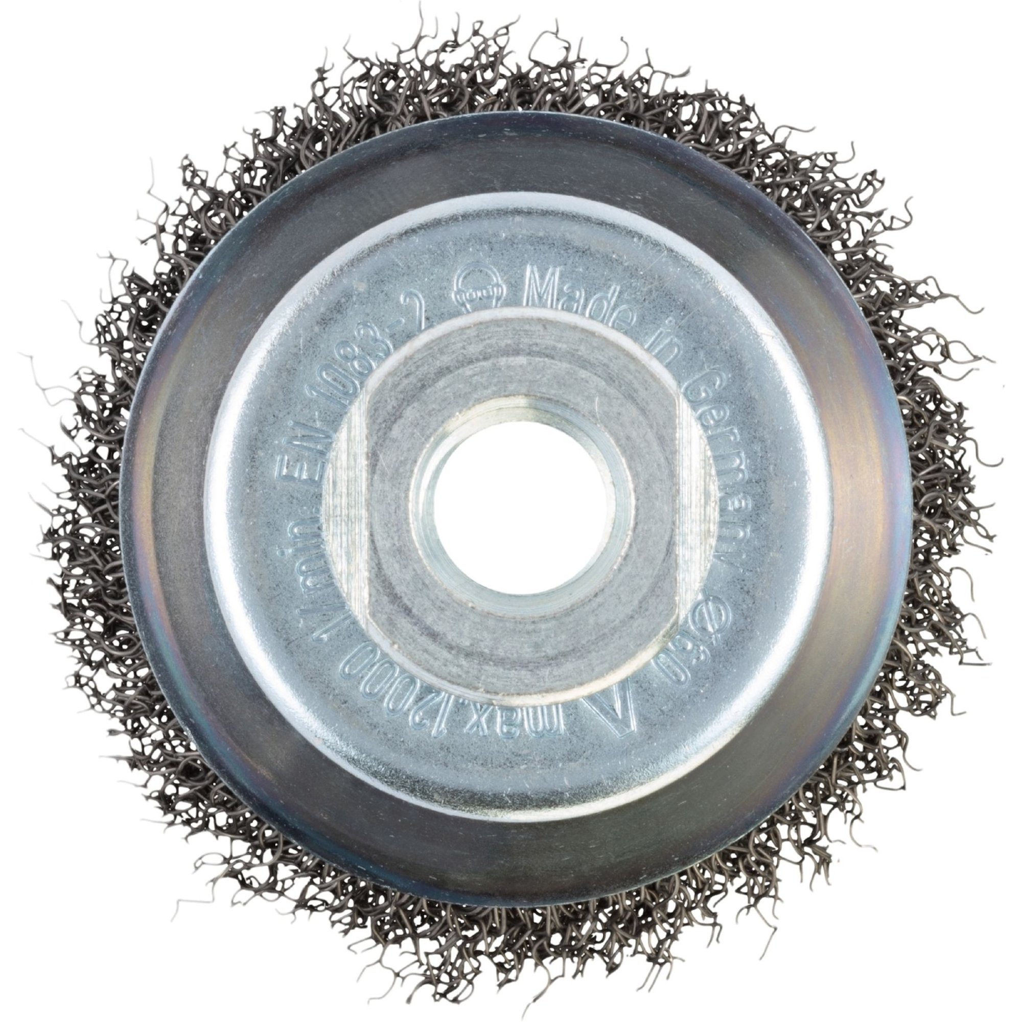 LUKAS Topfbürste BTSW universal 80x25 mm für Winkelschleifer gewellt