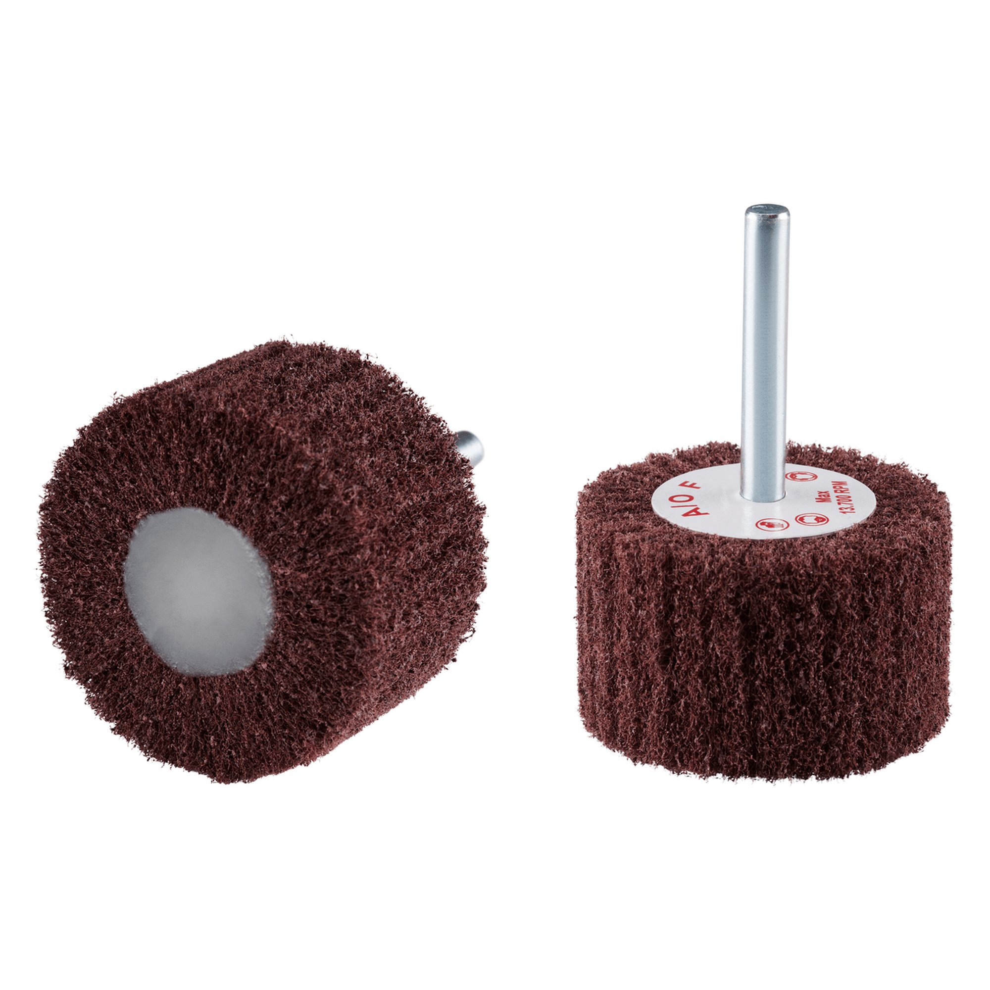 10 x RHODIUS VliesFächerschleifer Schleifmop VS Ø 50 mm Körnung fine