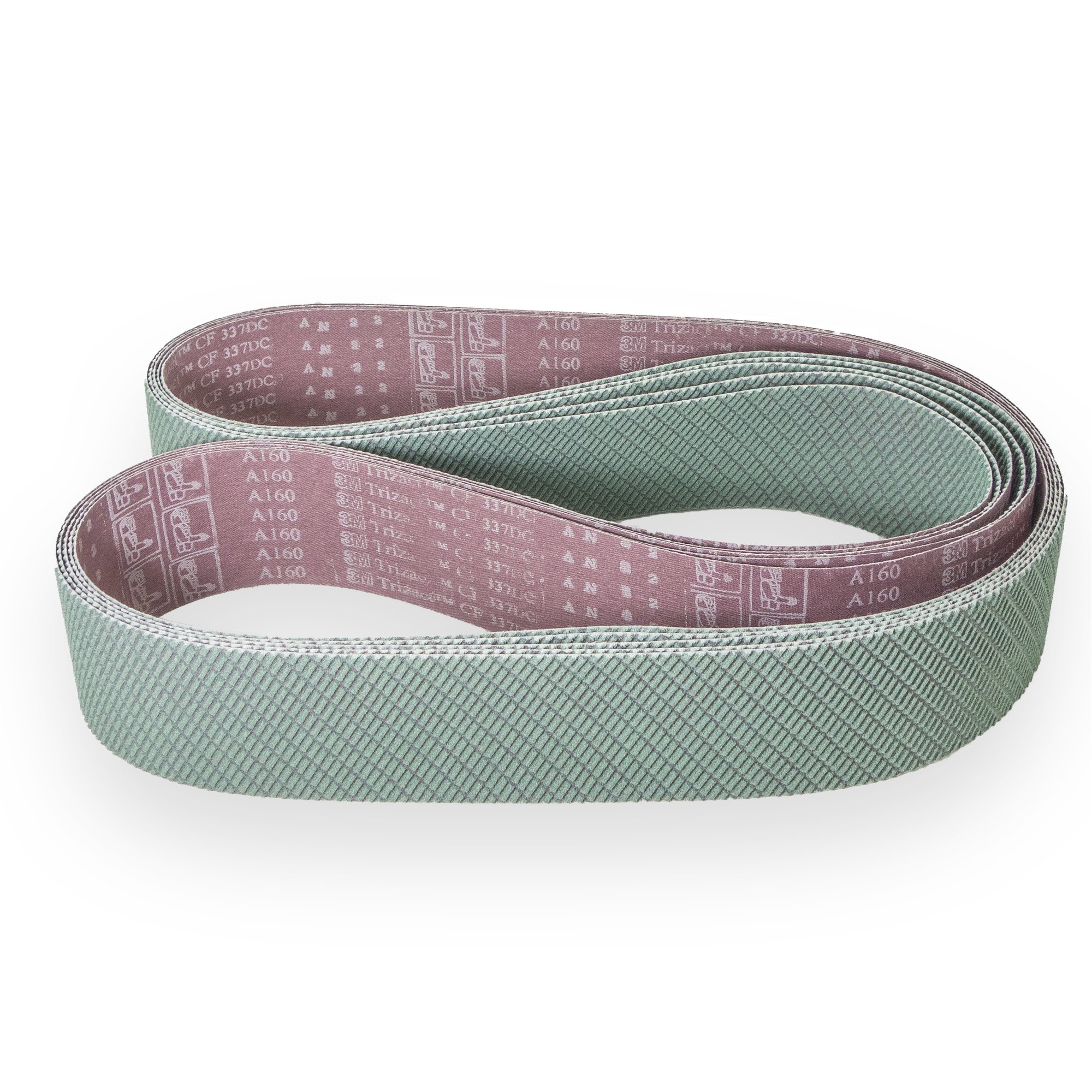 6-teiliges Premium-Set 3M Trizact 337DC CF Schleifband | 50 x 2000 mm | Feinschliff (A100 - A300)