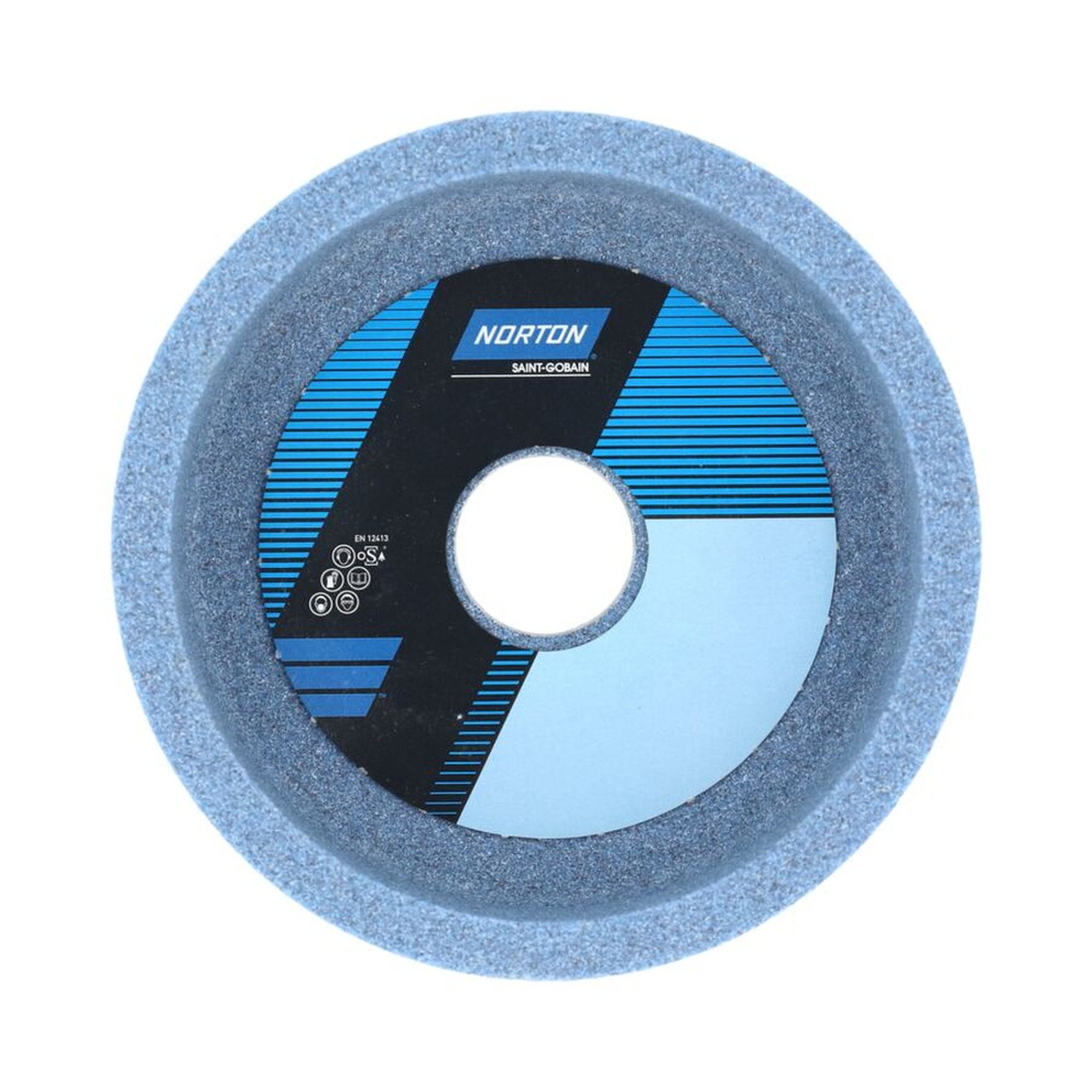 2 x Norton Töpfe & Teller SGB zum Werkzeugschleifen SGB 54 K VX | 80mm, robust