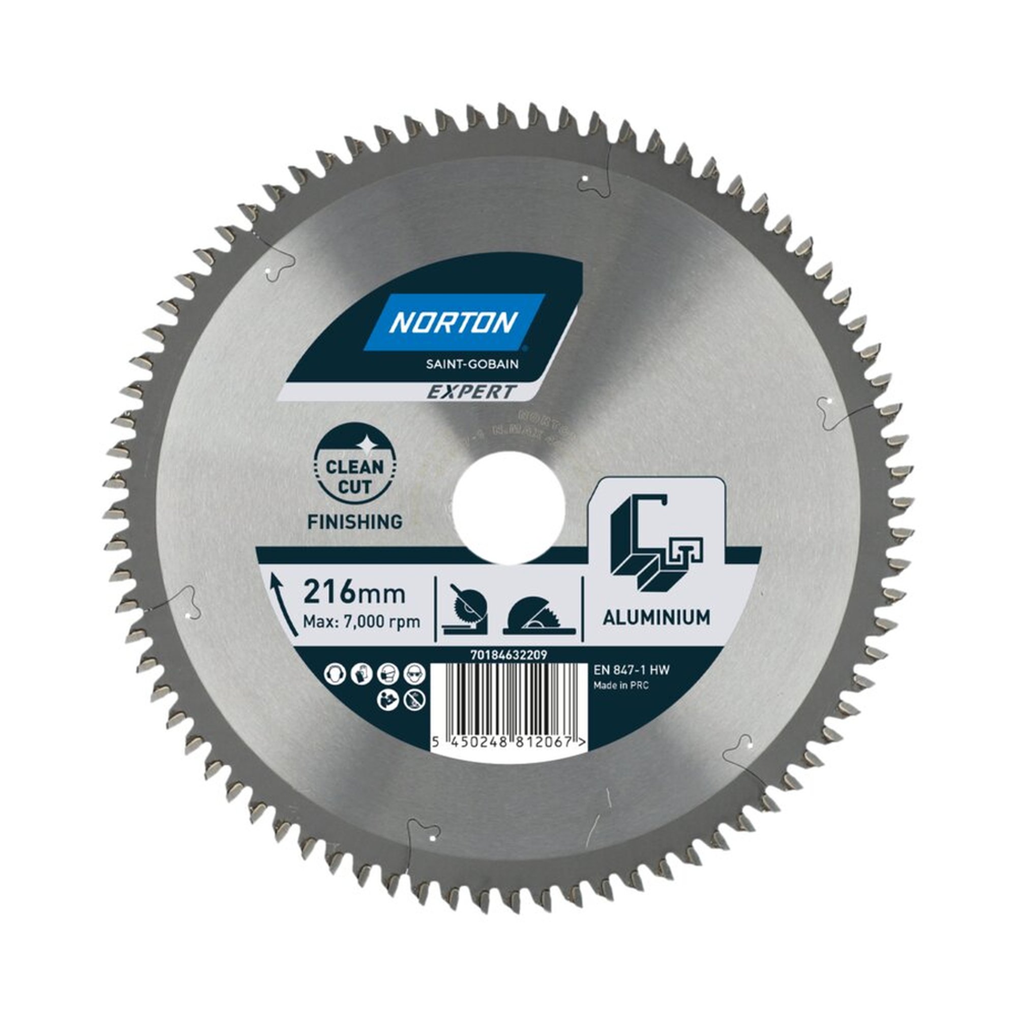 Norton EXPERT TCT-Sägeblatt für Alu 216x2.6mm/1.8x30mm