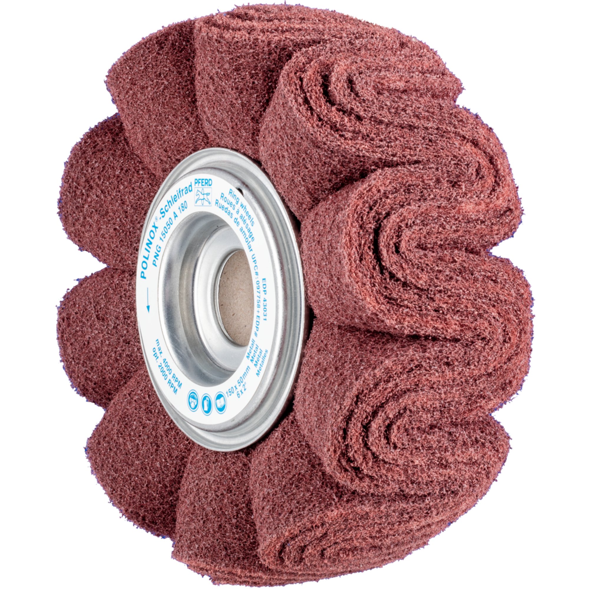 PFERD POLINOX-Schleifrad PNG 15050/25,4 A 180
